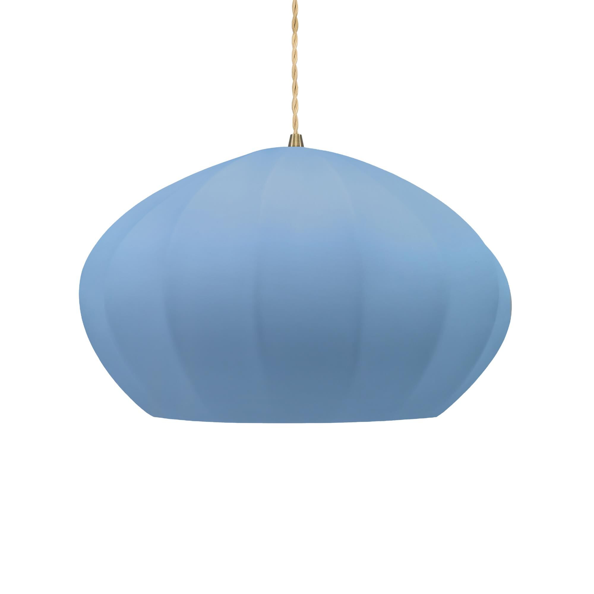 Fluted 13 Inch Large Pendant by Justice Design Group