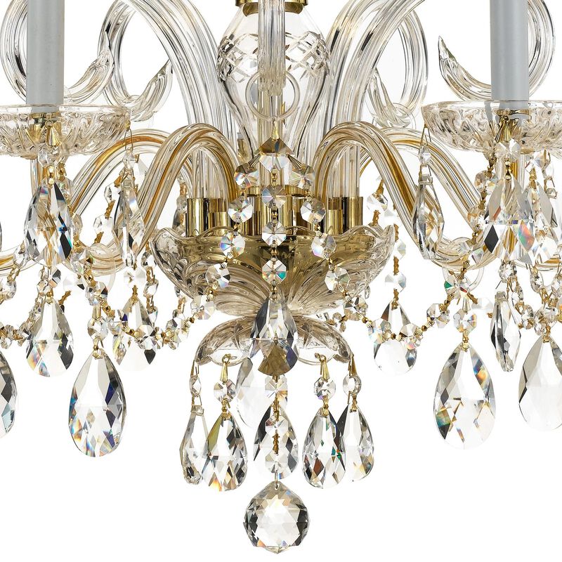 Traditional Crystal 22 Inch Chandelier by Crystorama