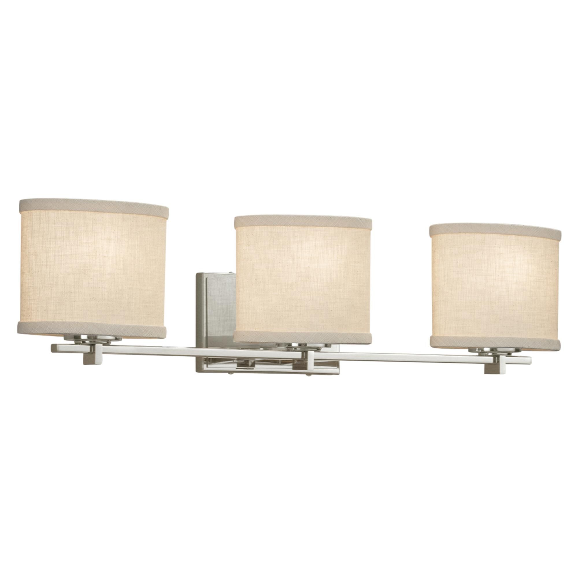 Textile 26 Inch 3 Light Bath Vanity Light by Justice Design Group
