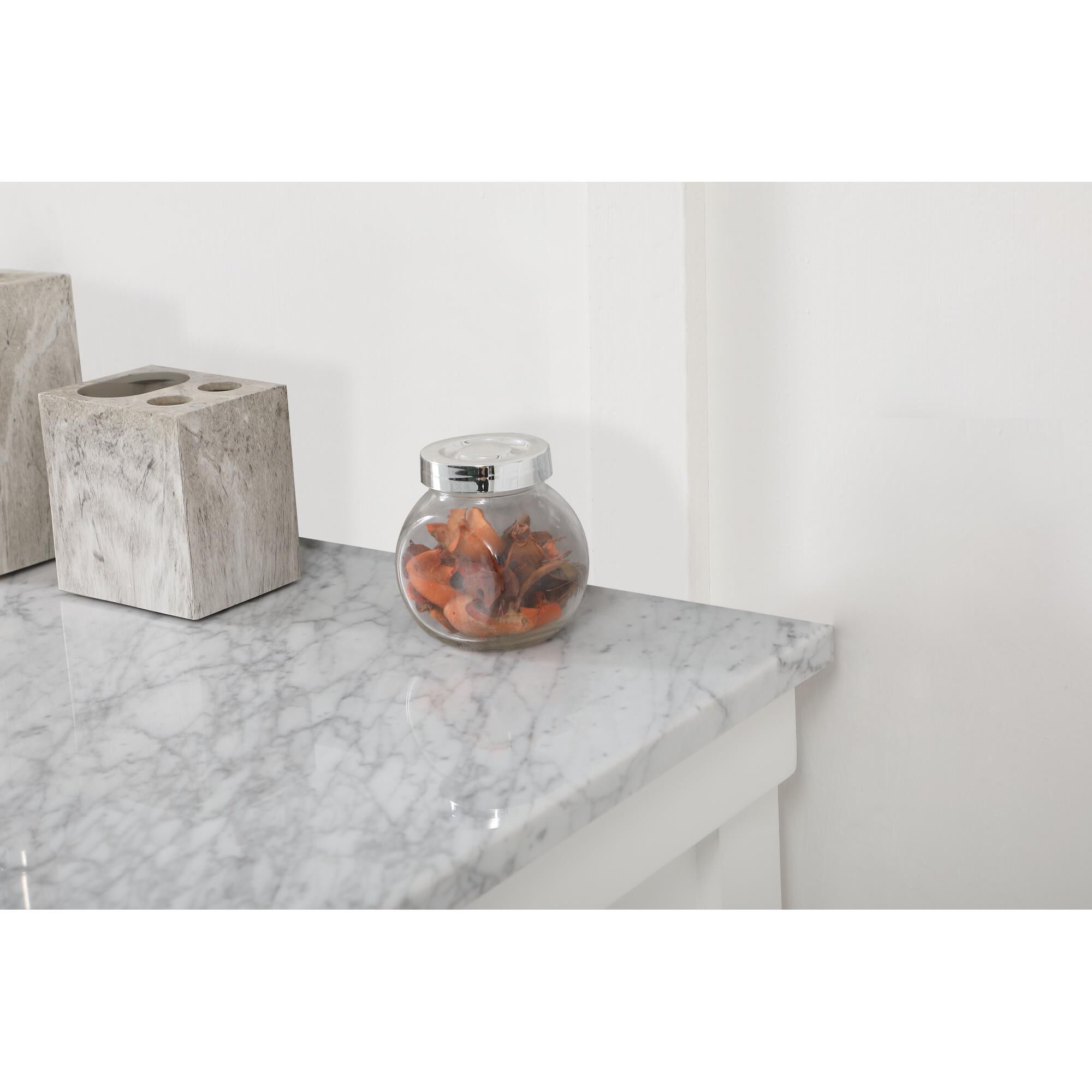 Shown in White finish