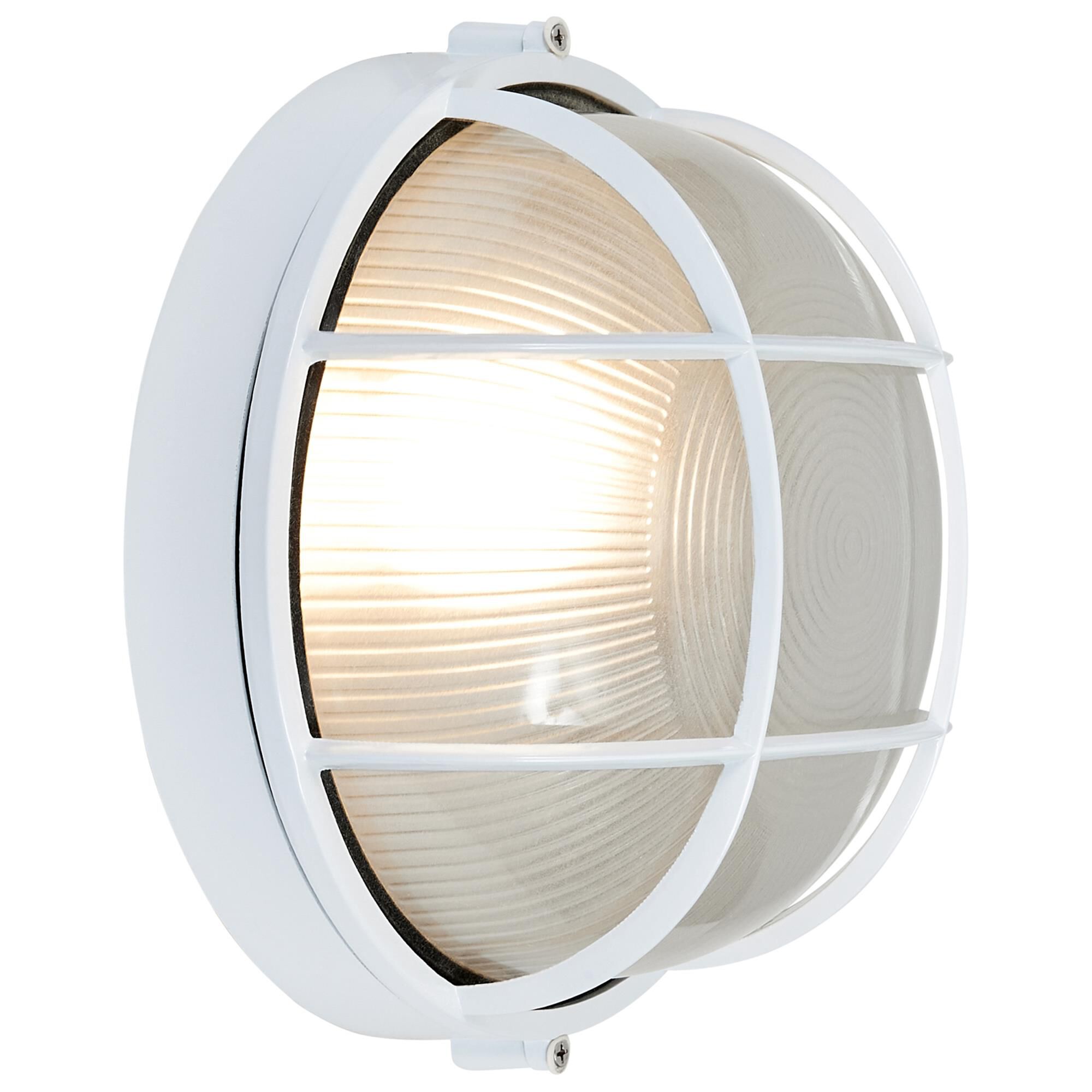 Shown in White  finish and Frosted  glass