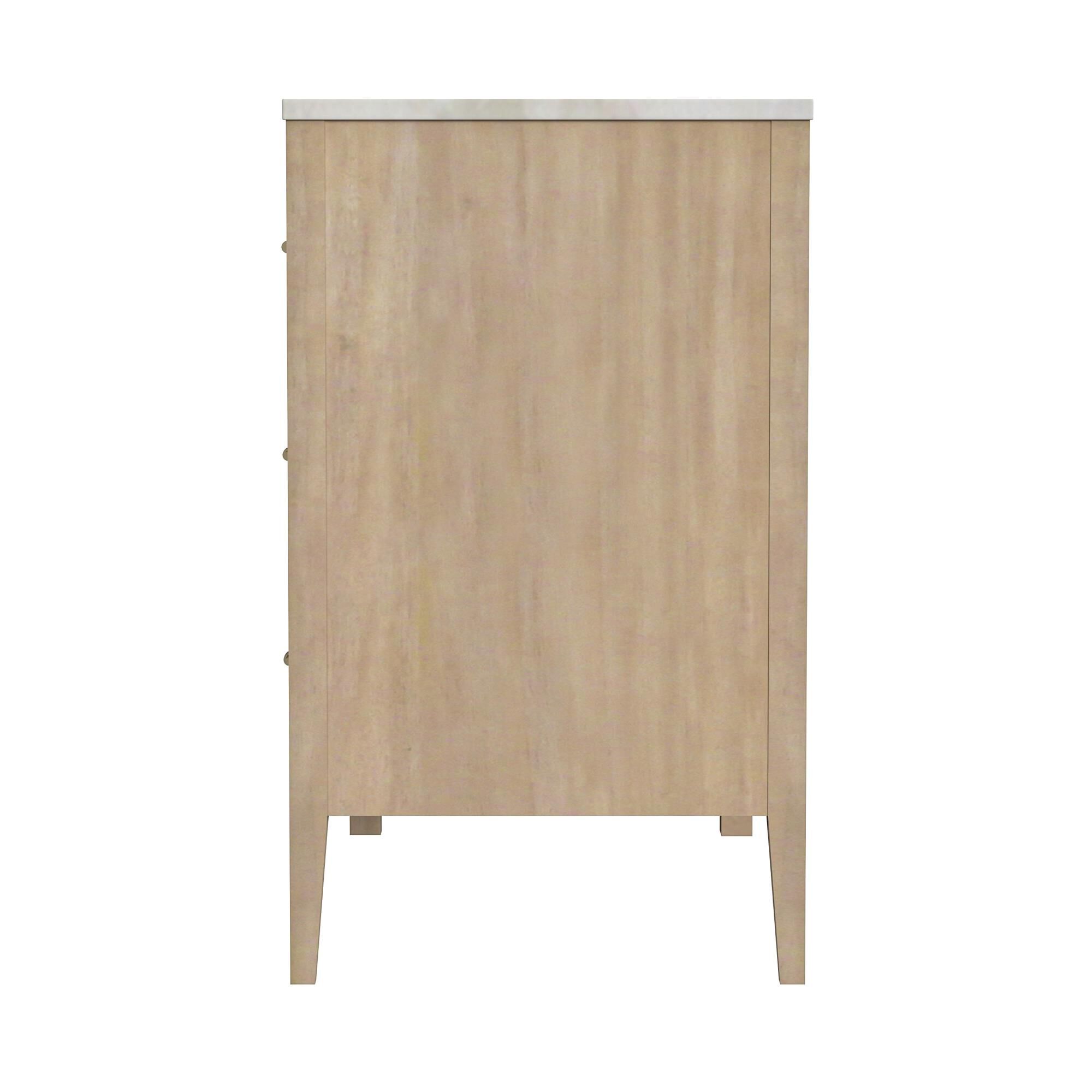 Shown in White and Light Beige Marble finish