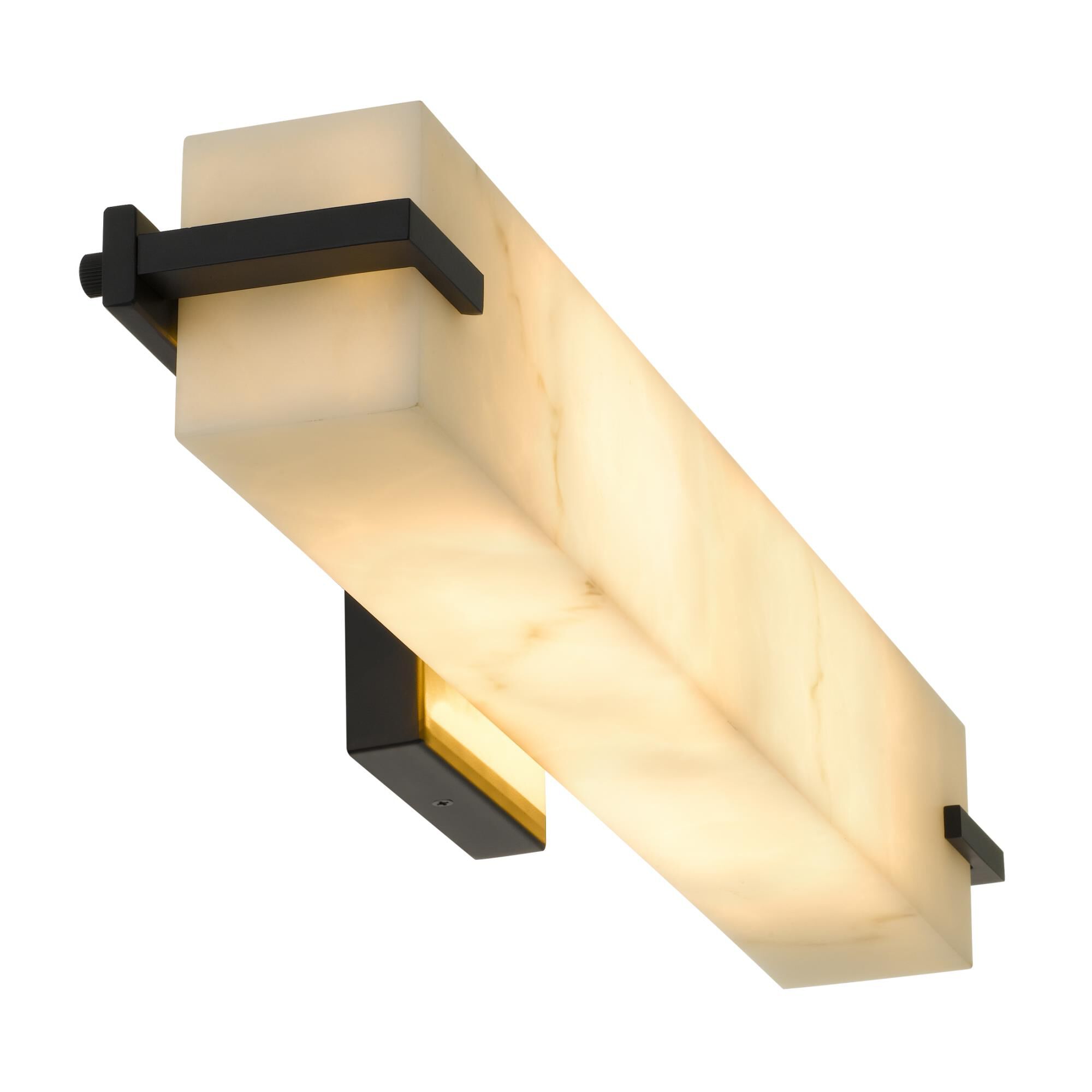 Shown in Matte Black finish and Alabaster Resin shade