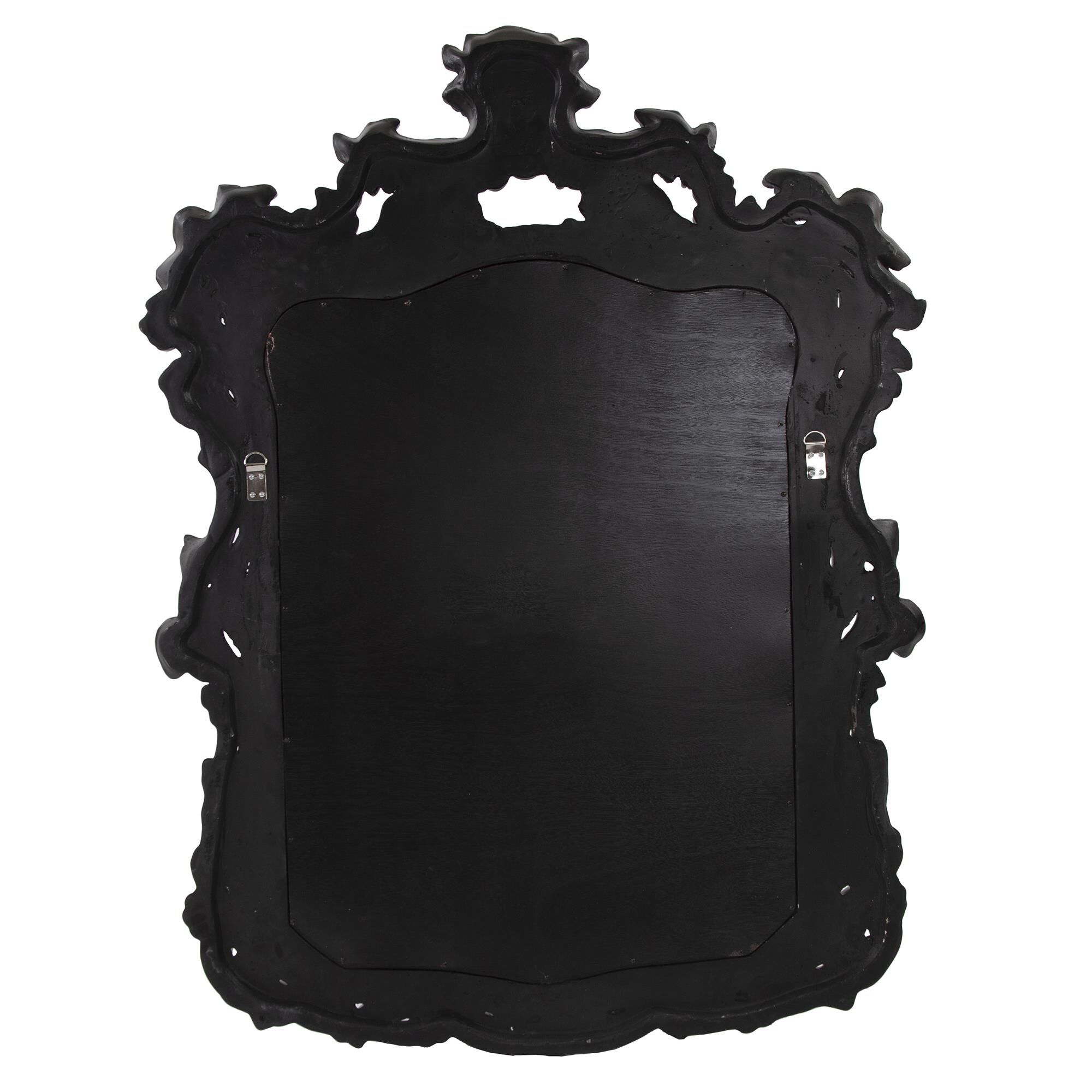 Turner Matte Black Mirror Decorative Mirrors by Howard Elliott Collection