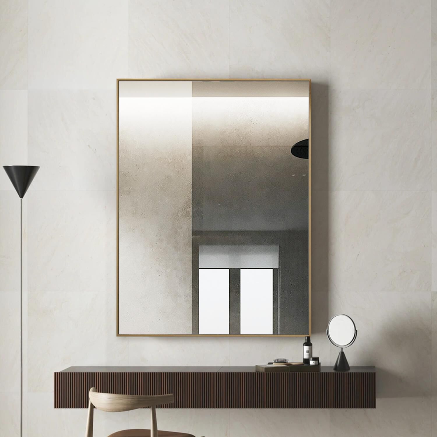 En Passant Bathroom Mirror by Decor Wonderland
