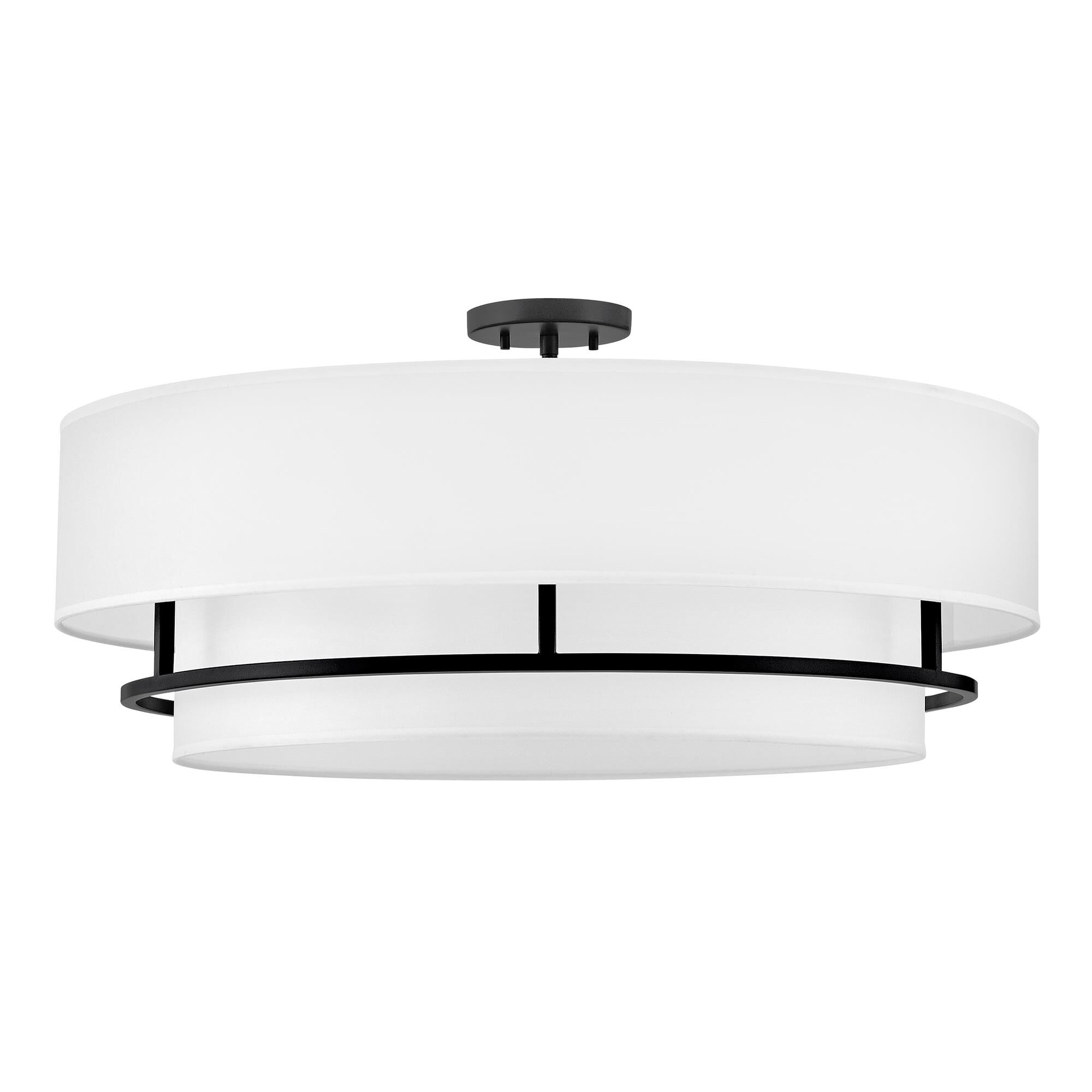 Graham 30 Inch 4 Light Semi Flush Mount,