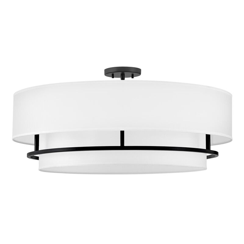 Graham 30 Inch 4 Light Semi Flush Mount by Hinkley