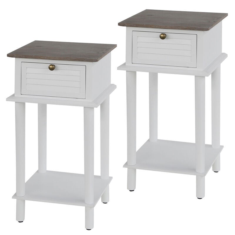 Bennett 26 Inch Accent Table Set of 2 by Stylecraft