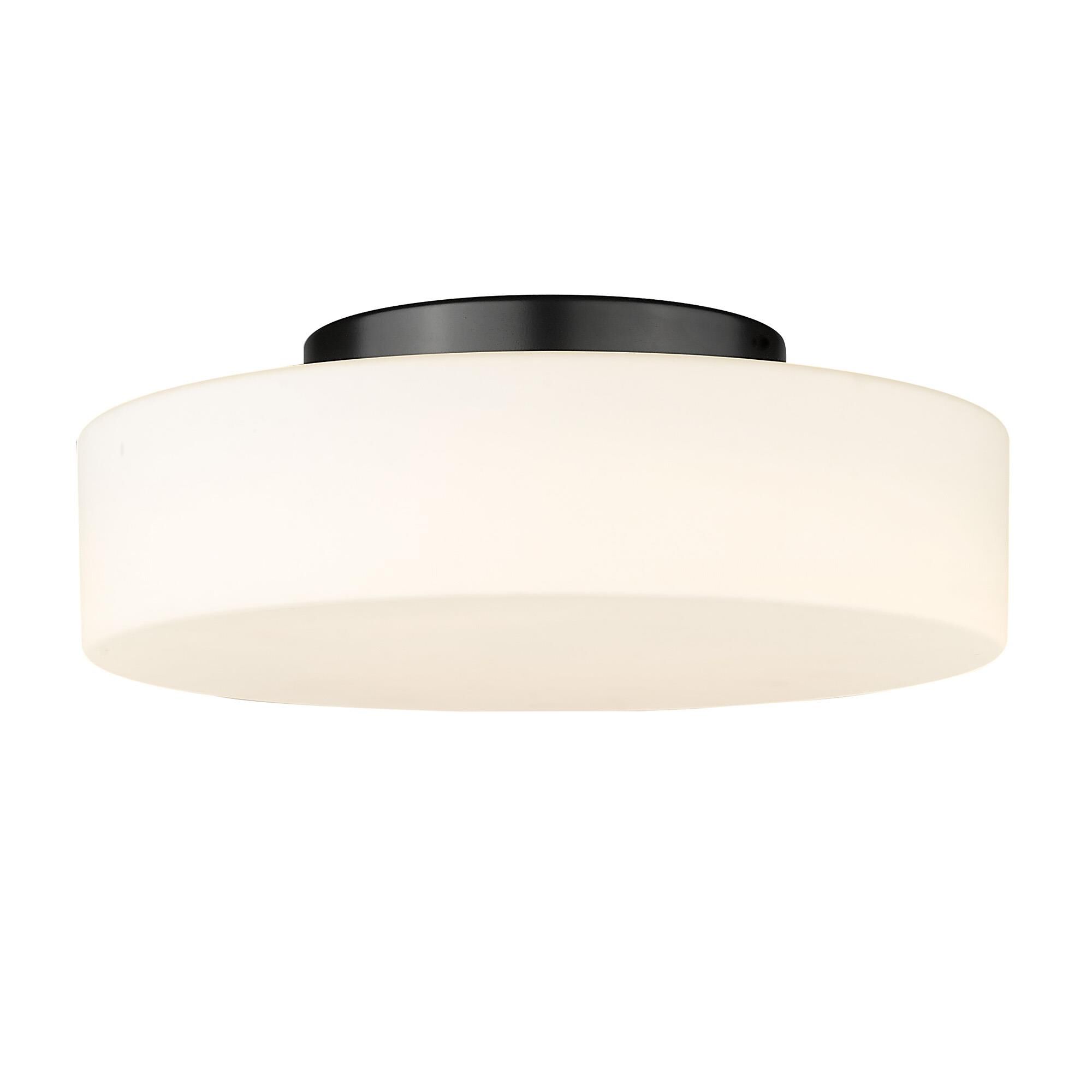 Toli 12 Inch 1 Light LED Flush Mount by Golden Lighting