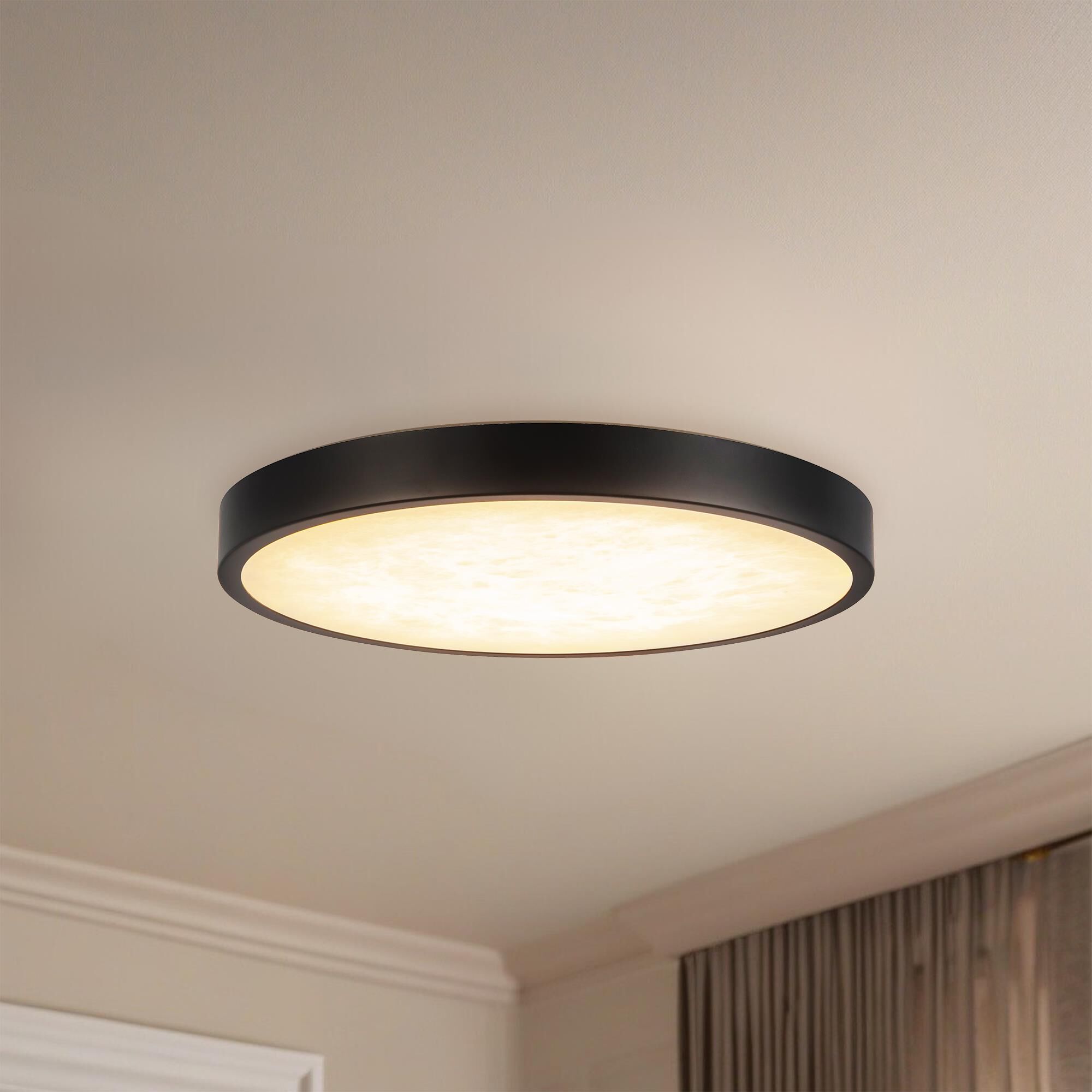 Evelyn 9 Inch Flush Mount by Alora Mood