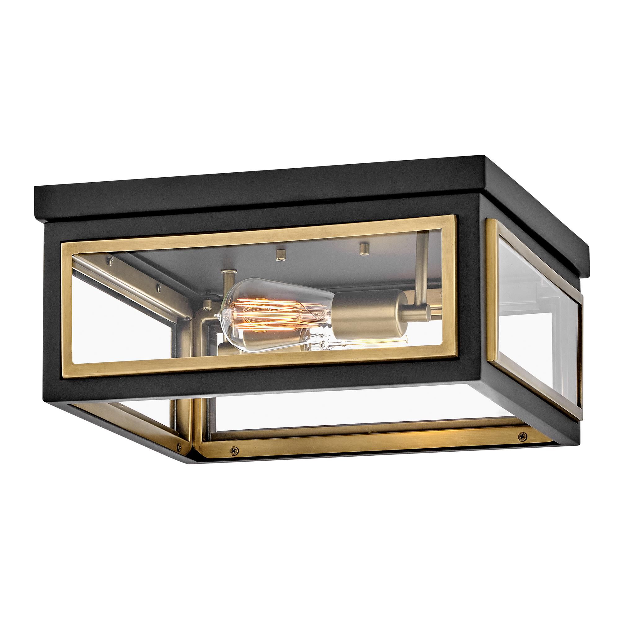 Shaw 14 Inch 2 Light Flush Mount,