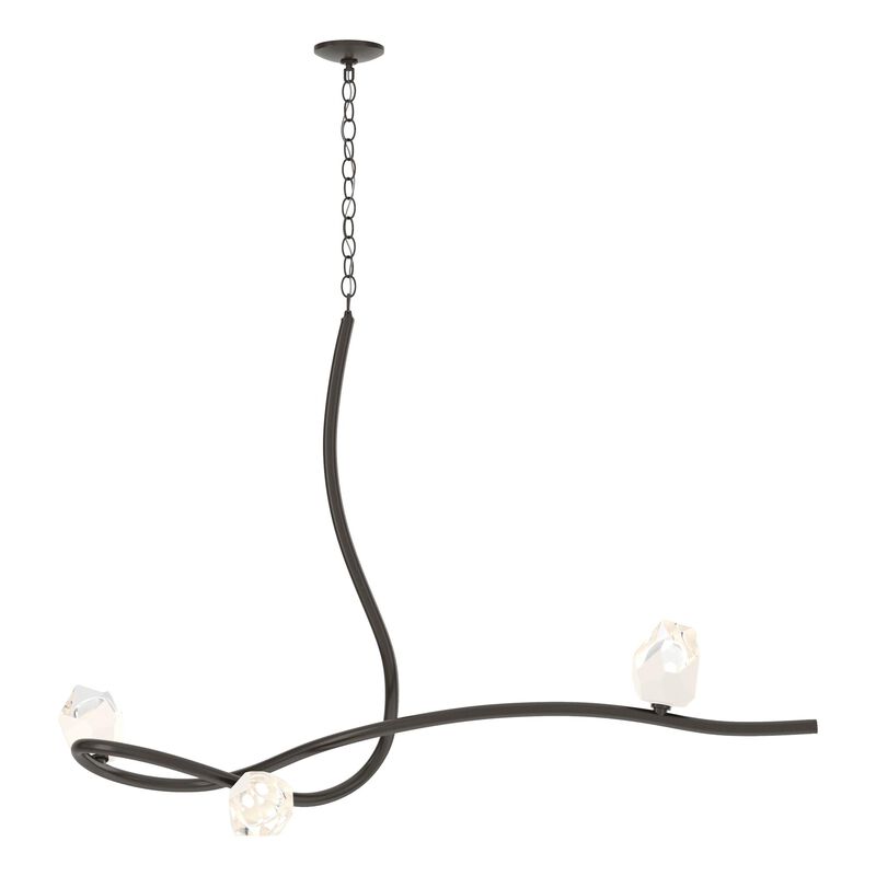Glacier 22 Inch 3 Light Multi Light Pendant by Hubbardton Forge