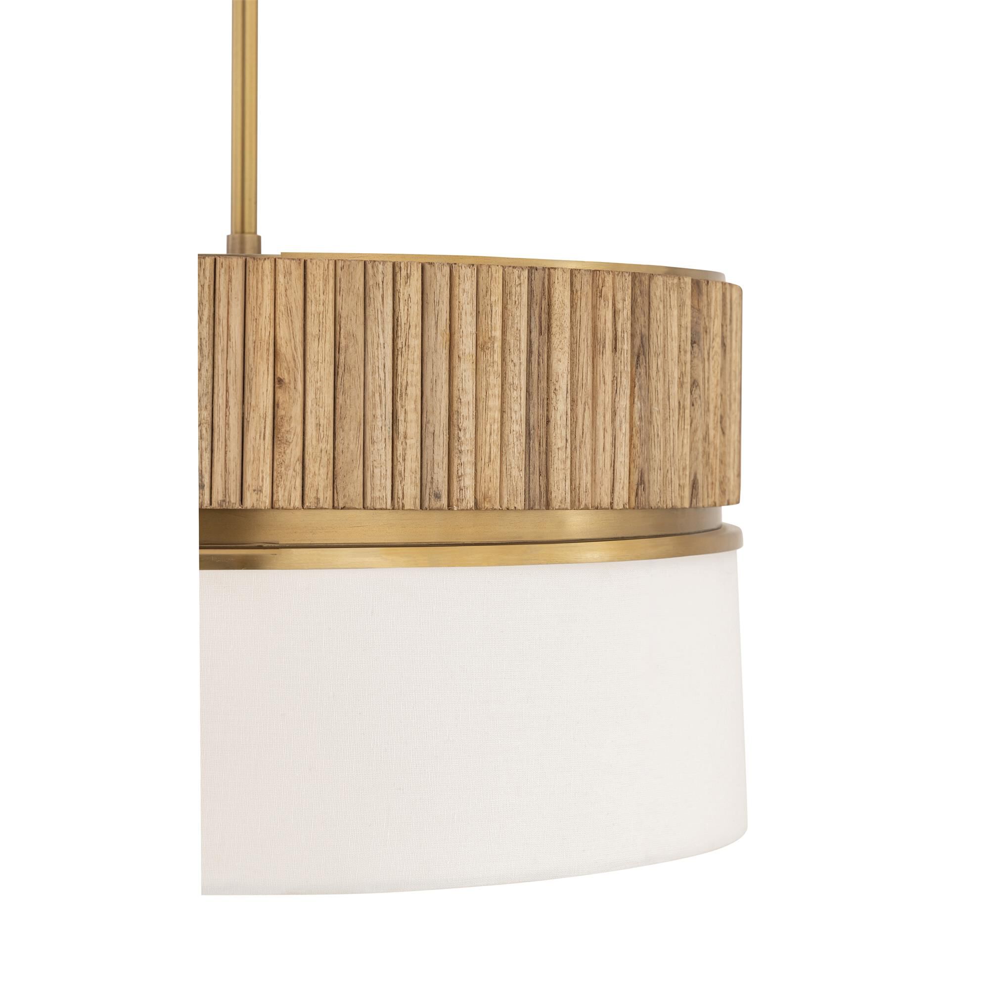 Shown in Legacy Brass finish and White shade