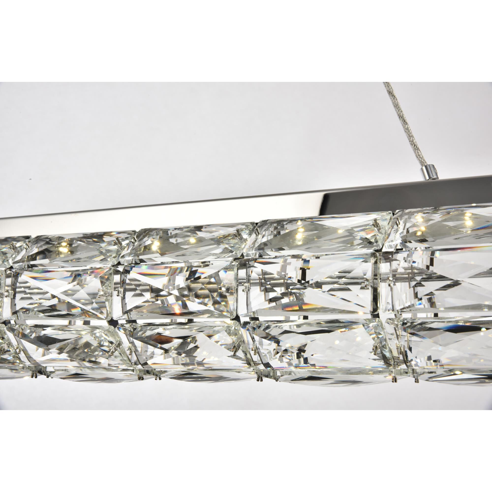 Shown in Chrome finish and Clear Royal Cut crystal