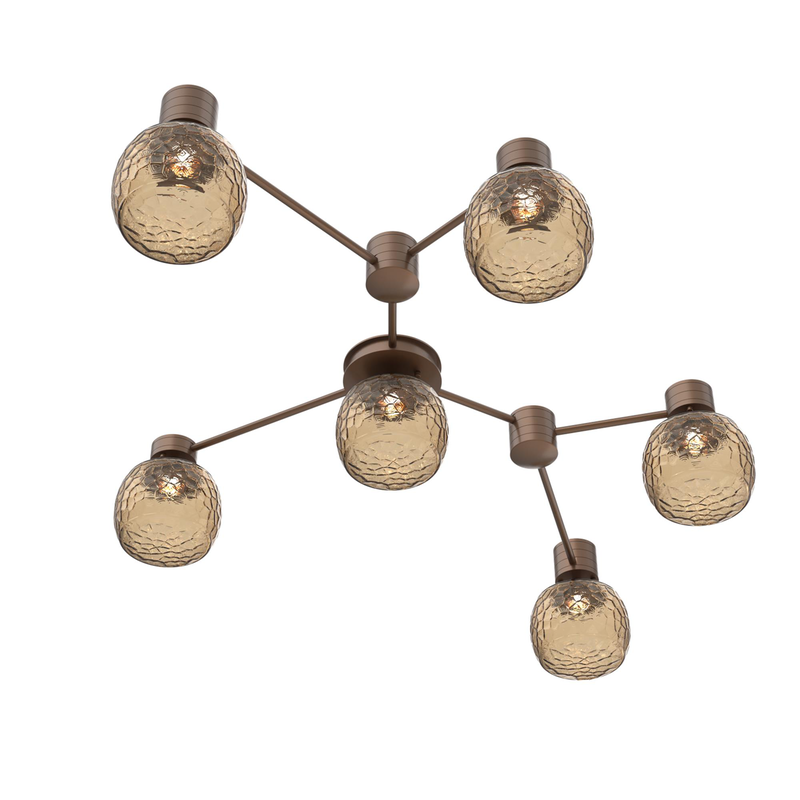 Levi Wilson Vessel 37 Inch Semi Flush Mount by Hammerton Studio