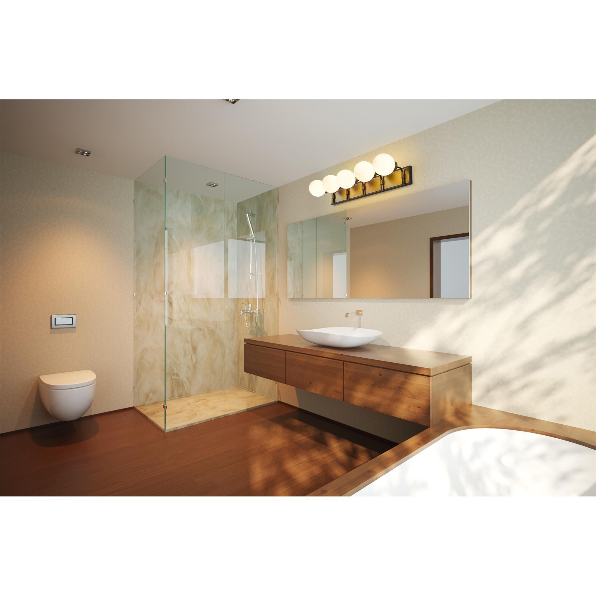 Parsons 42 Inch 5 Light Bath Vanity Light by Z-Lite