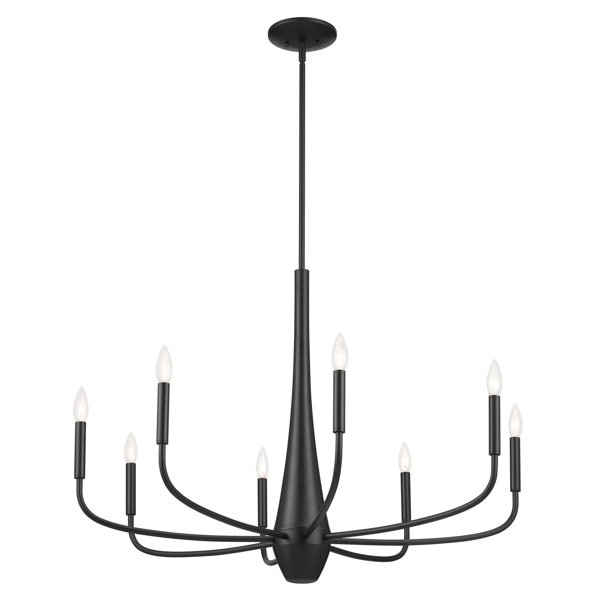 Shown in Black finish