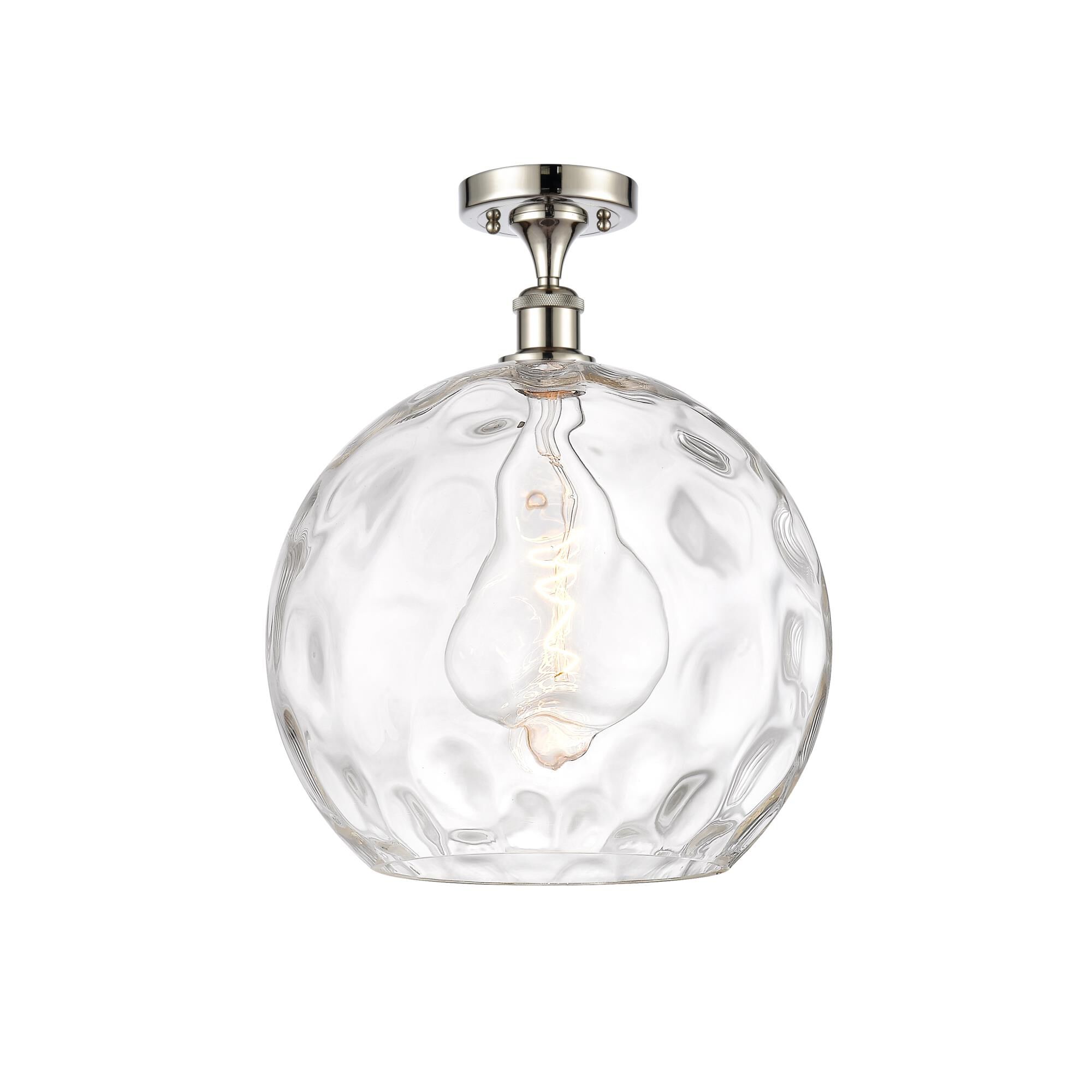 Bruno Marashlian Athens Water Glass 13 Inch 1 Light Semi Flush Mount by Innovations Lighting