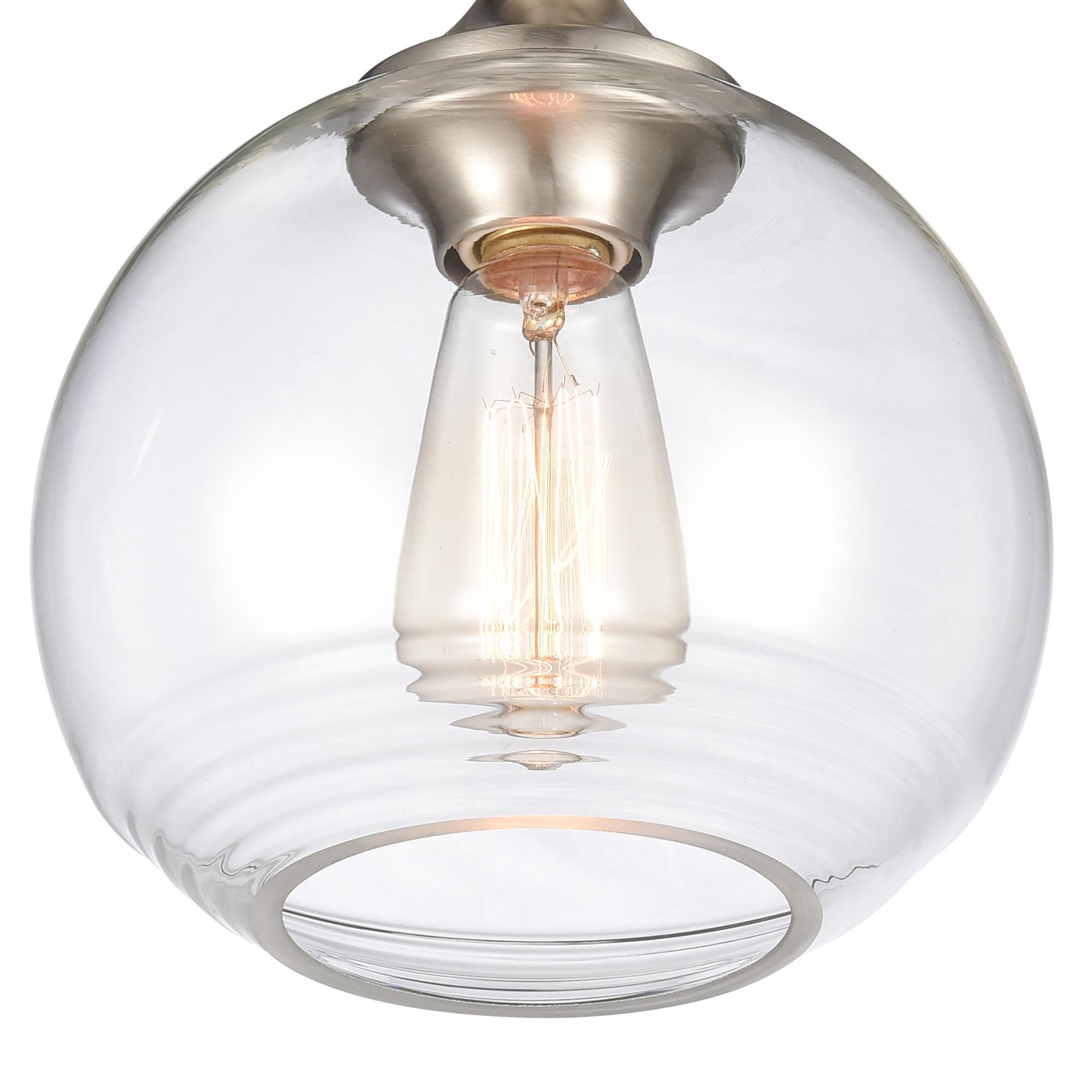 Angie 8 Inch 1 Light Semi Flush Mount by ELK Home