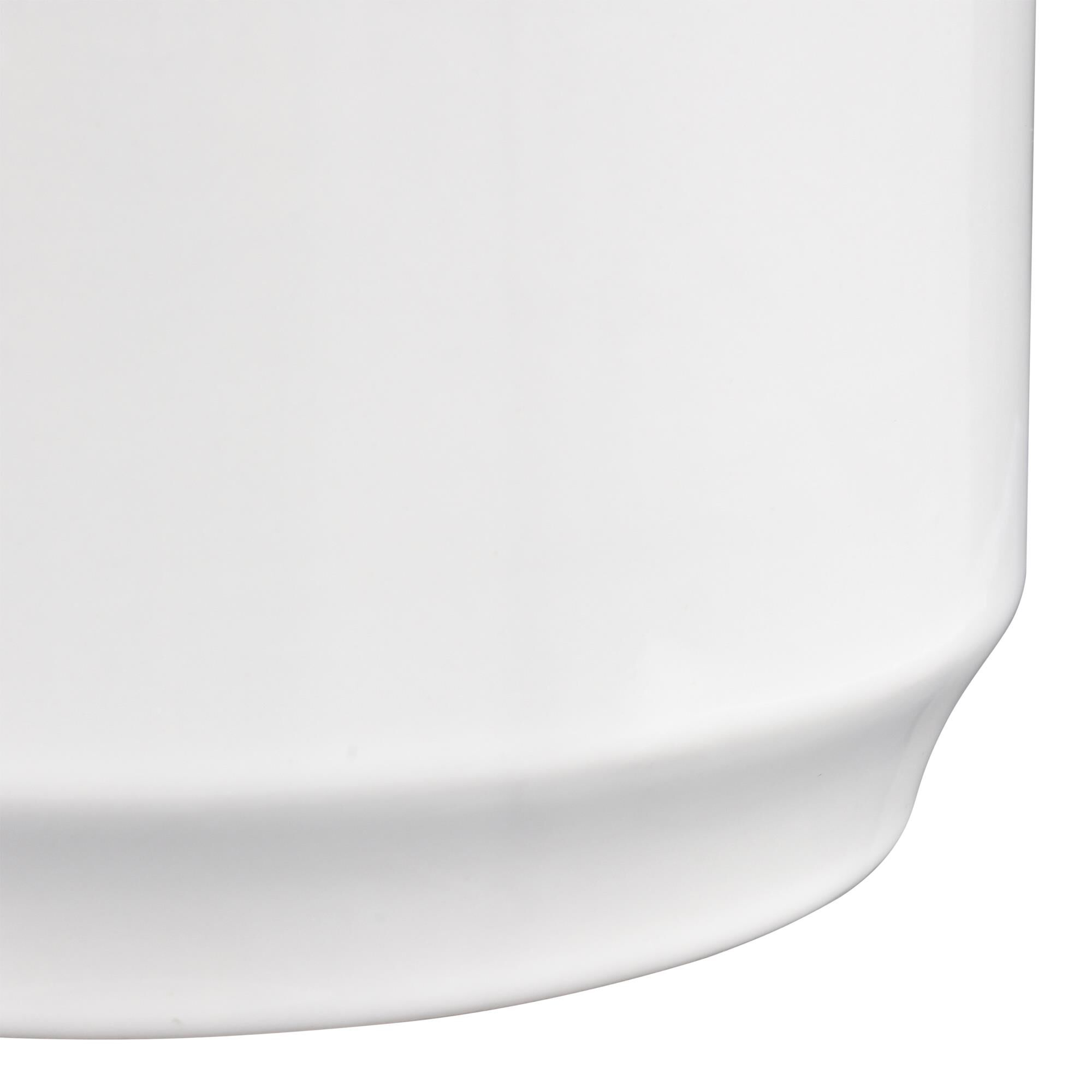 Shown in White finish