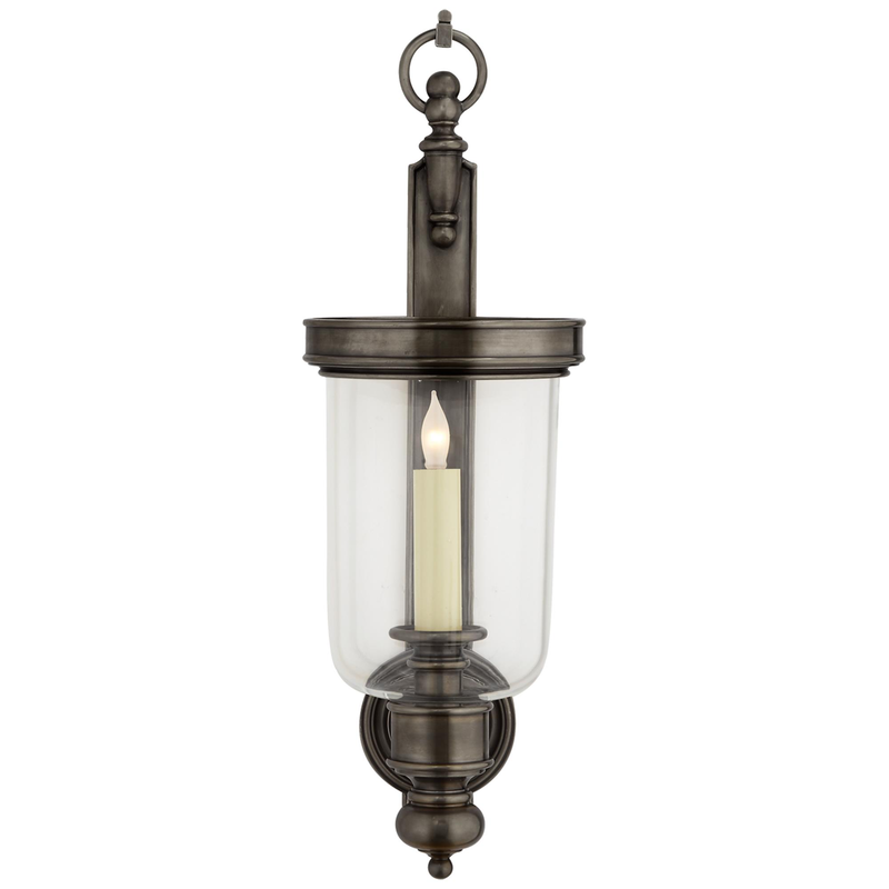 Visual Comfort Signature Collection Chapman & Myers Georgian Hurricane 22 Inch Wall Sconce