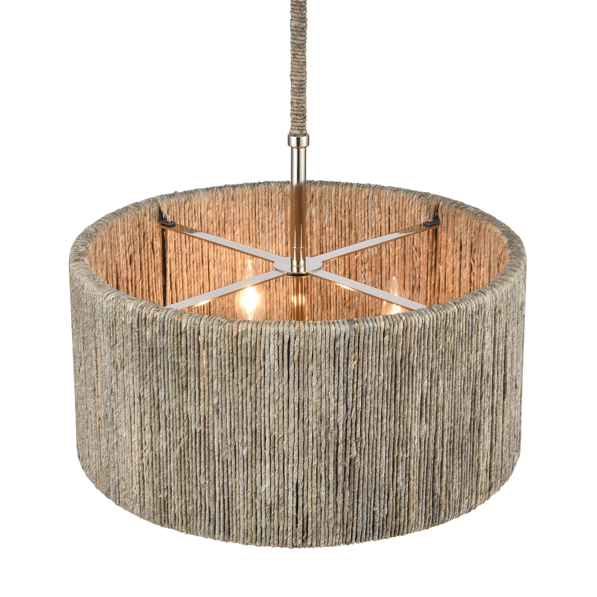 Abaca 18 Inch Mini Chandelier by ELK Home