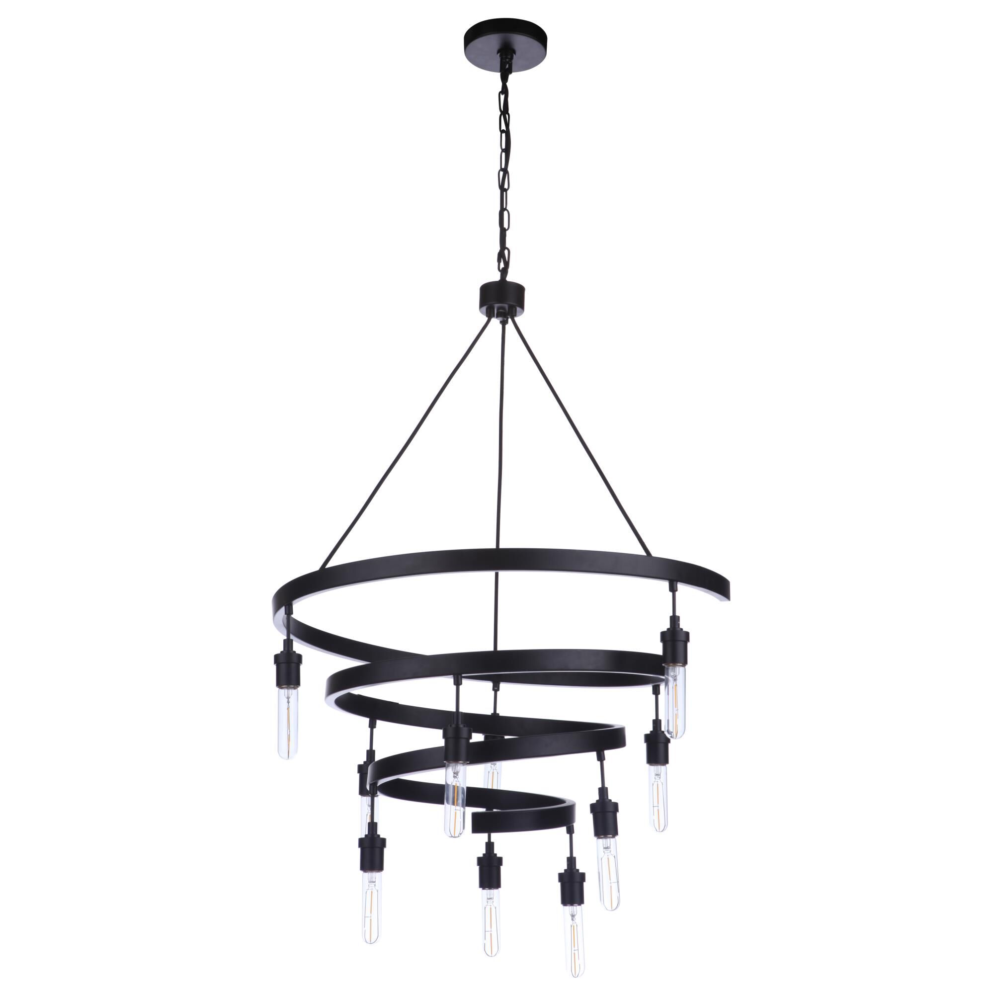 Tranquil 25 Inch 10 Light Chandelier by Craftmade
