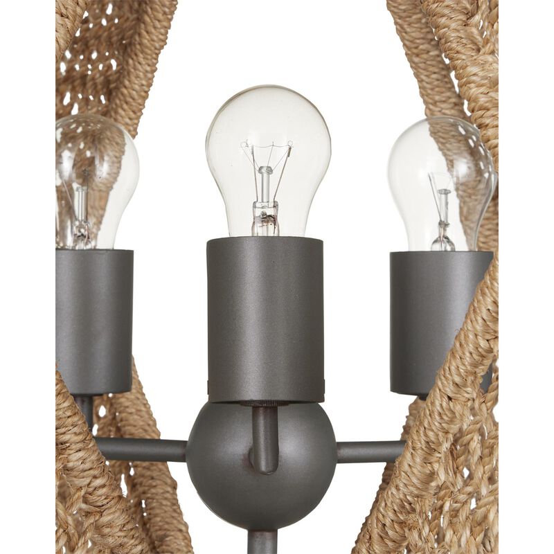 Hiroshi Koshitaka Shizen 47 Inch 3 Light Chandelier by Currey and Company