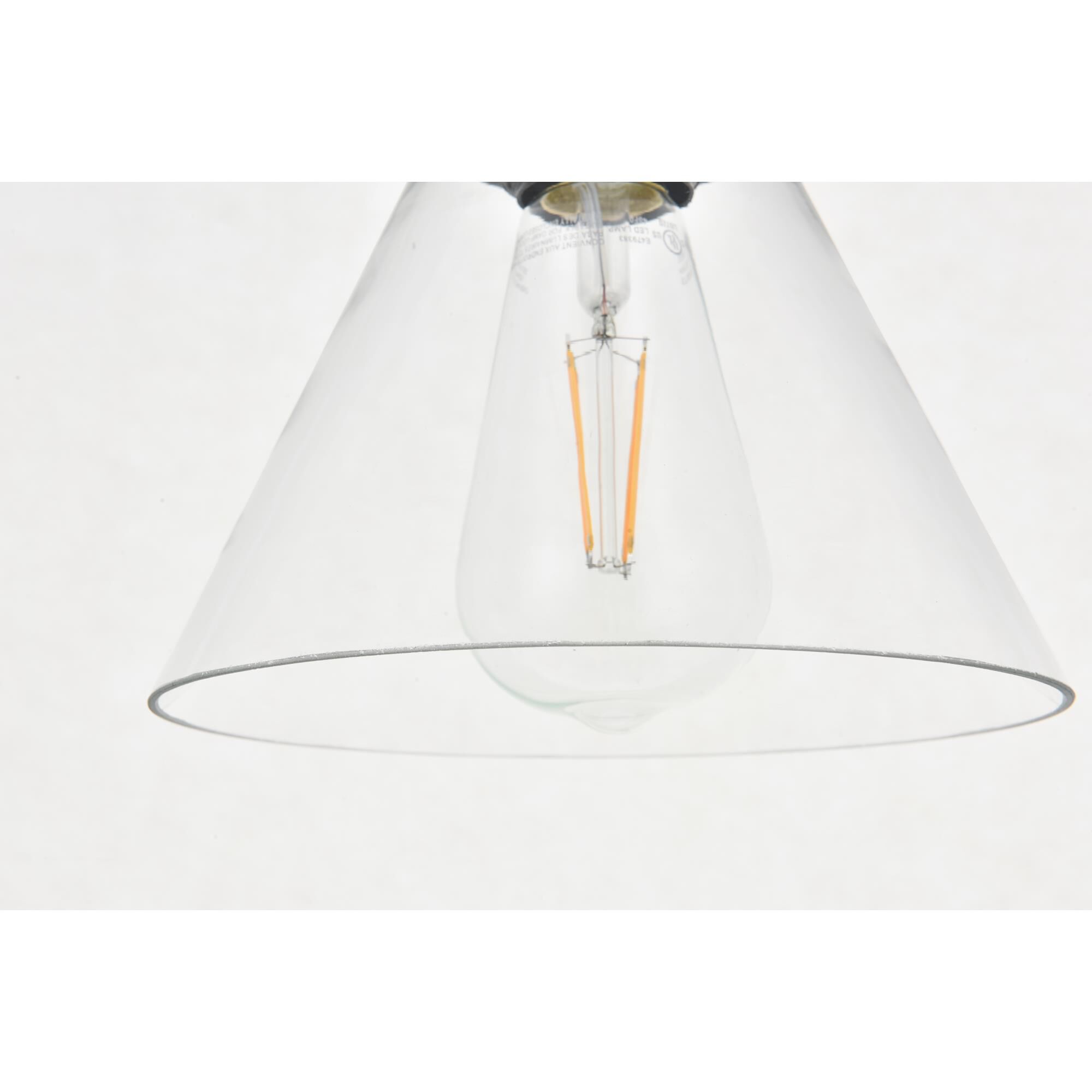 Histoire 17 Inch 3 Light Multi Light Pendant by Elegant Lighting
