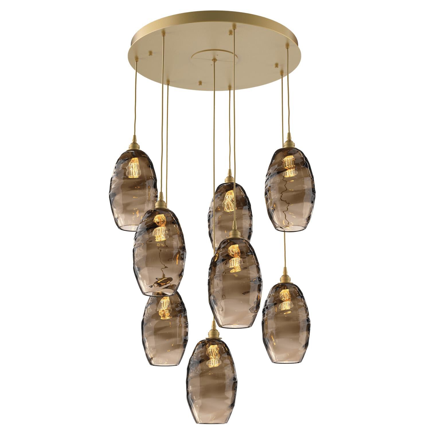 Ellisse Multi Light Pendant by Hammerton Studio