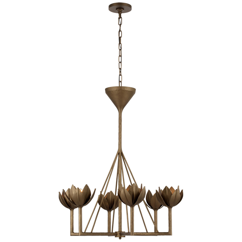Julie Neill Alberto 30 Inch 6 Light Chandelier by Visual Comfort Signature Collection