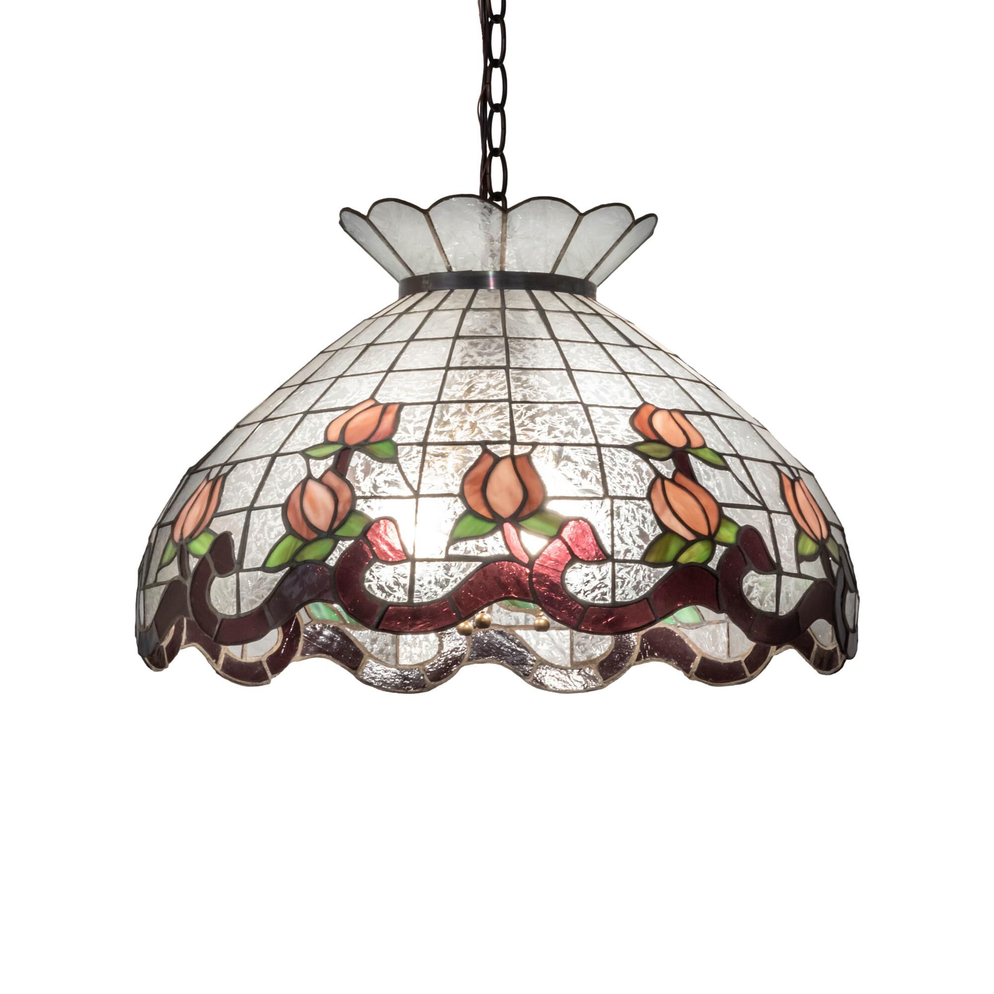 Roseborder 20 Inch Large Pendant by Meyda Lighting