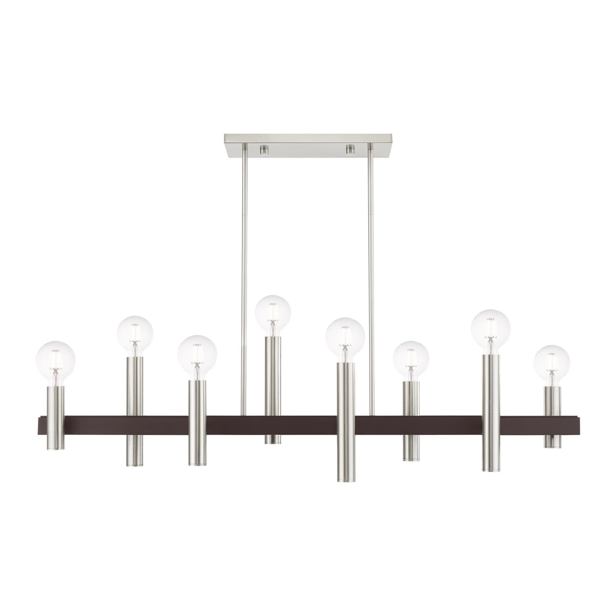 Helsinki 48 Inch 8 Light Linear Suspension Light by Livex Lighting