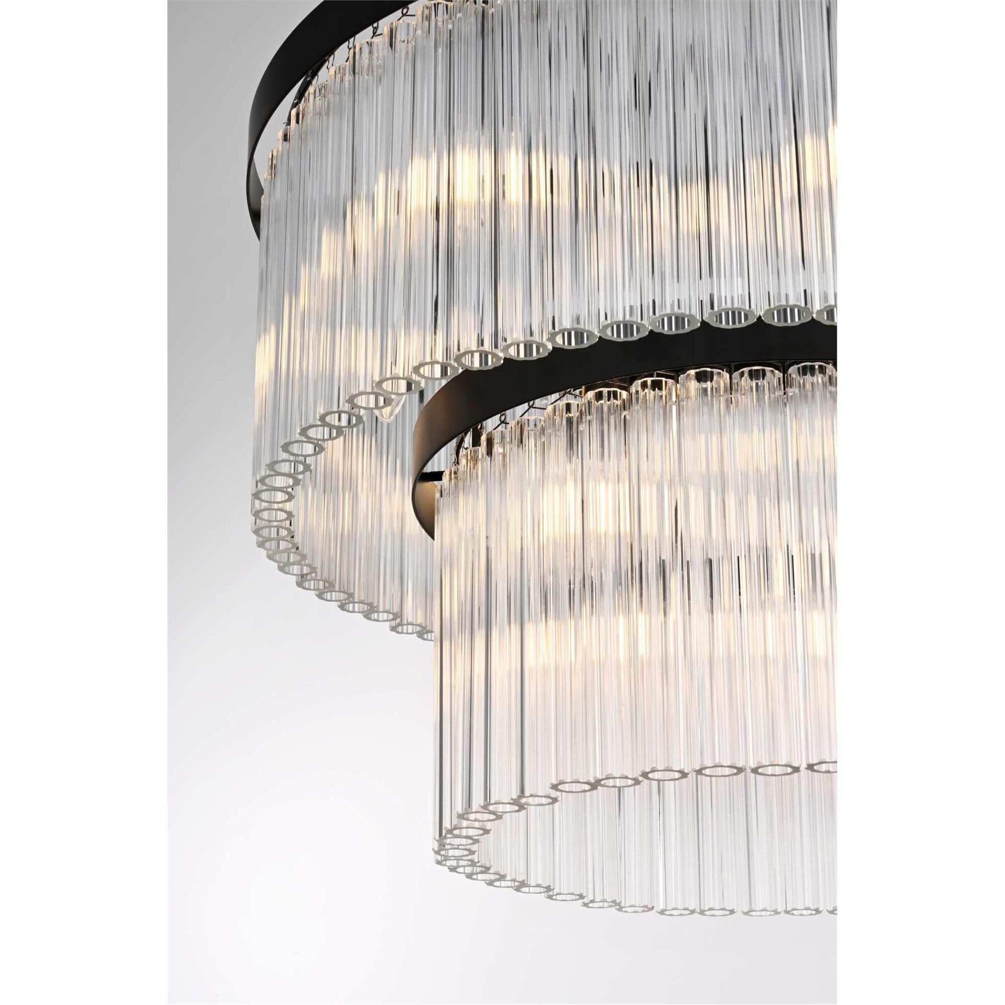 Harlow 24 Inch Chandelier by Elegant Lighting