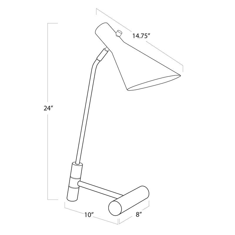 Spyder 24 Inch Desk Lamp by Regina Andrew