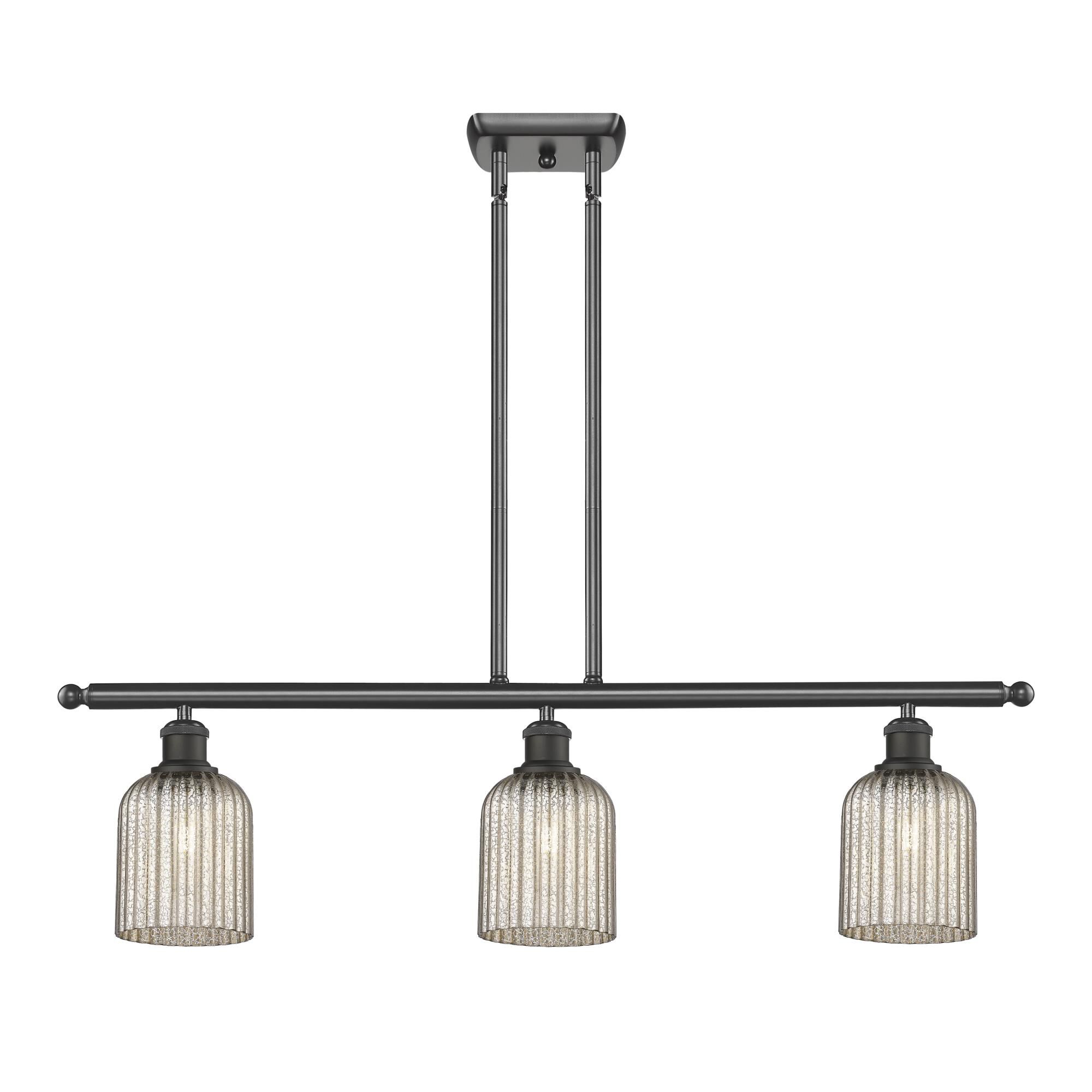 Shown in Oil Rubbed Bronze finish and Mercury shade