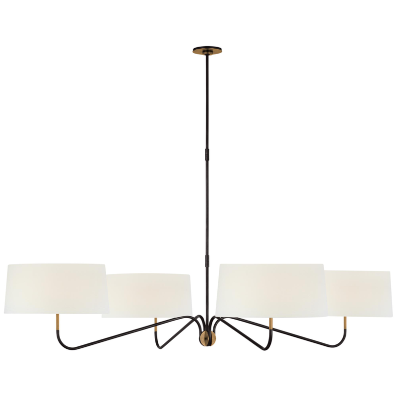 Thomas O'Brien Canto 68 Inch 4 Light LED Chandelier by Visual Comfort Signature Collection