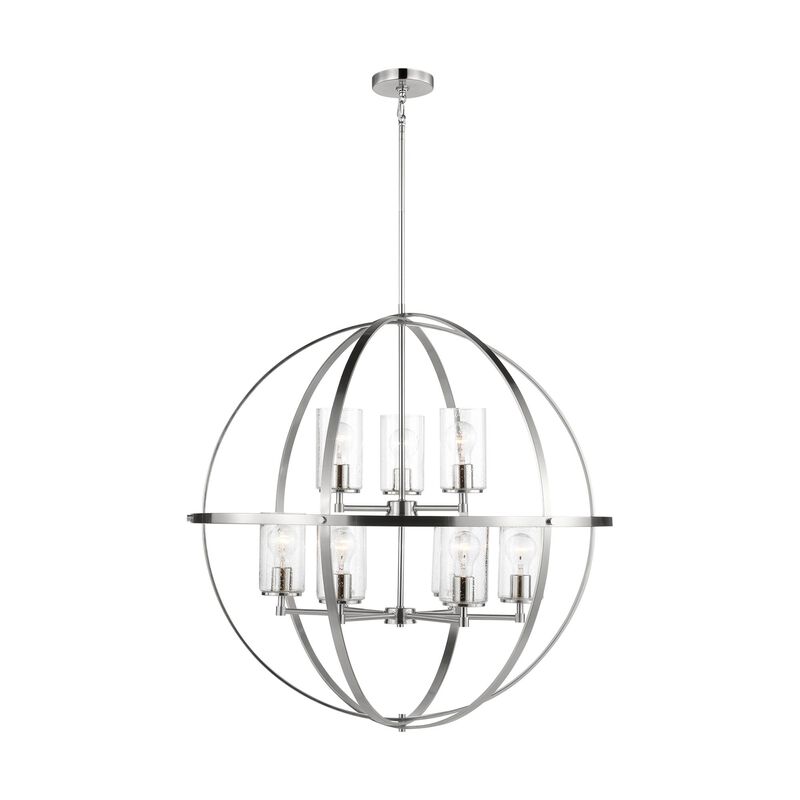 Alturas 32 Inch 9 Light Chandelier by Generation Lighting