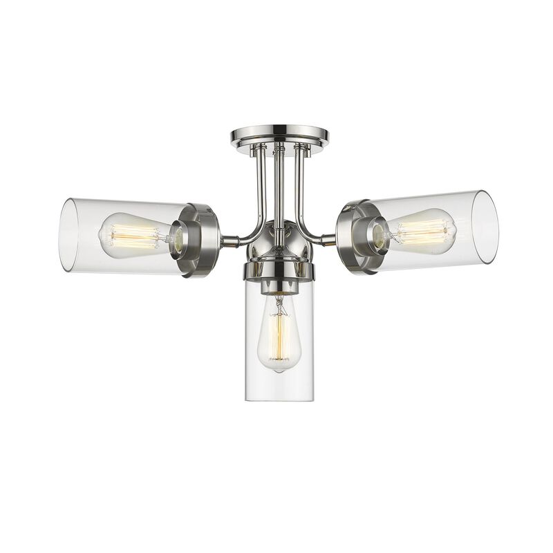 Calliope 22 Inch 4 Light Semi Flush Mount by Z-Lite