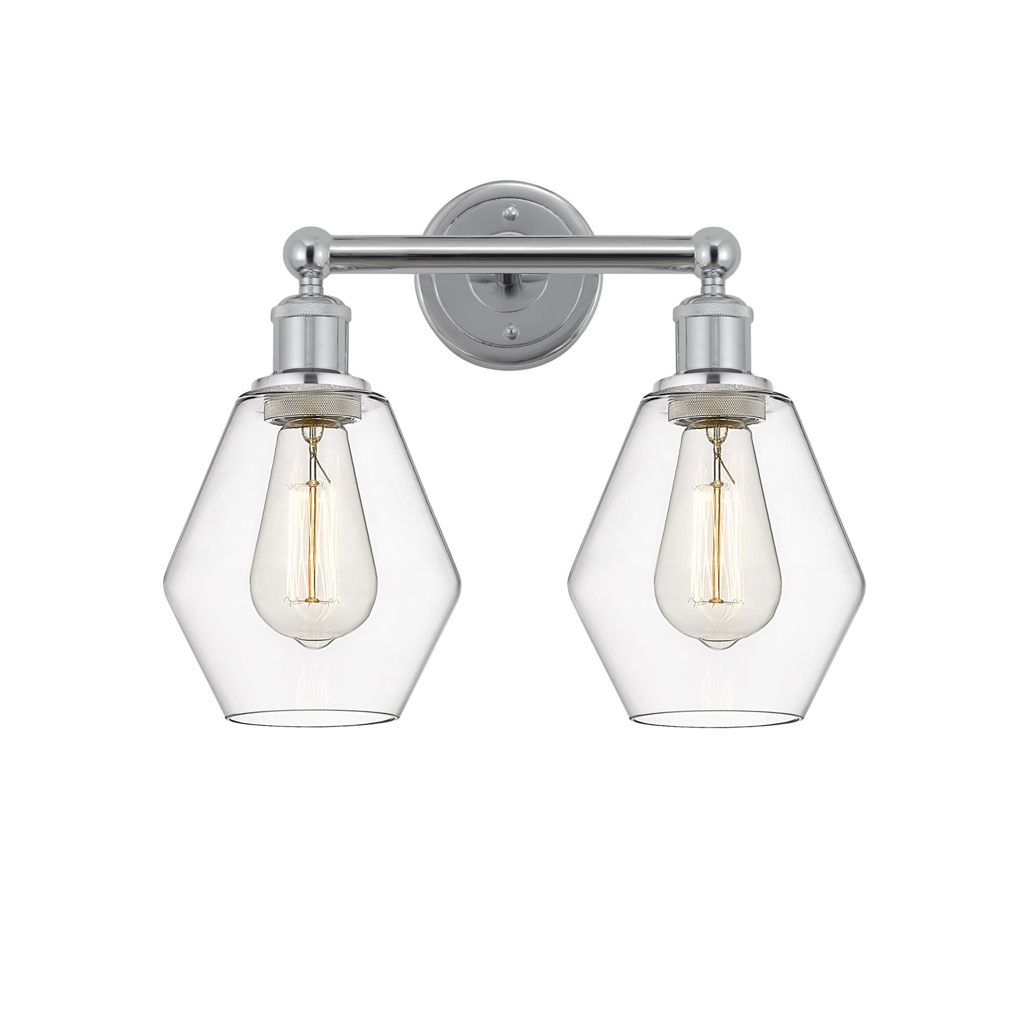 Shown in Polished Chrome, Clear finish and Clear glass and Clear Glass shade