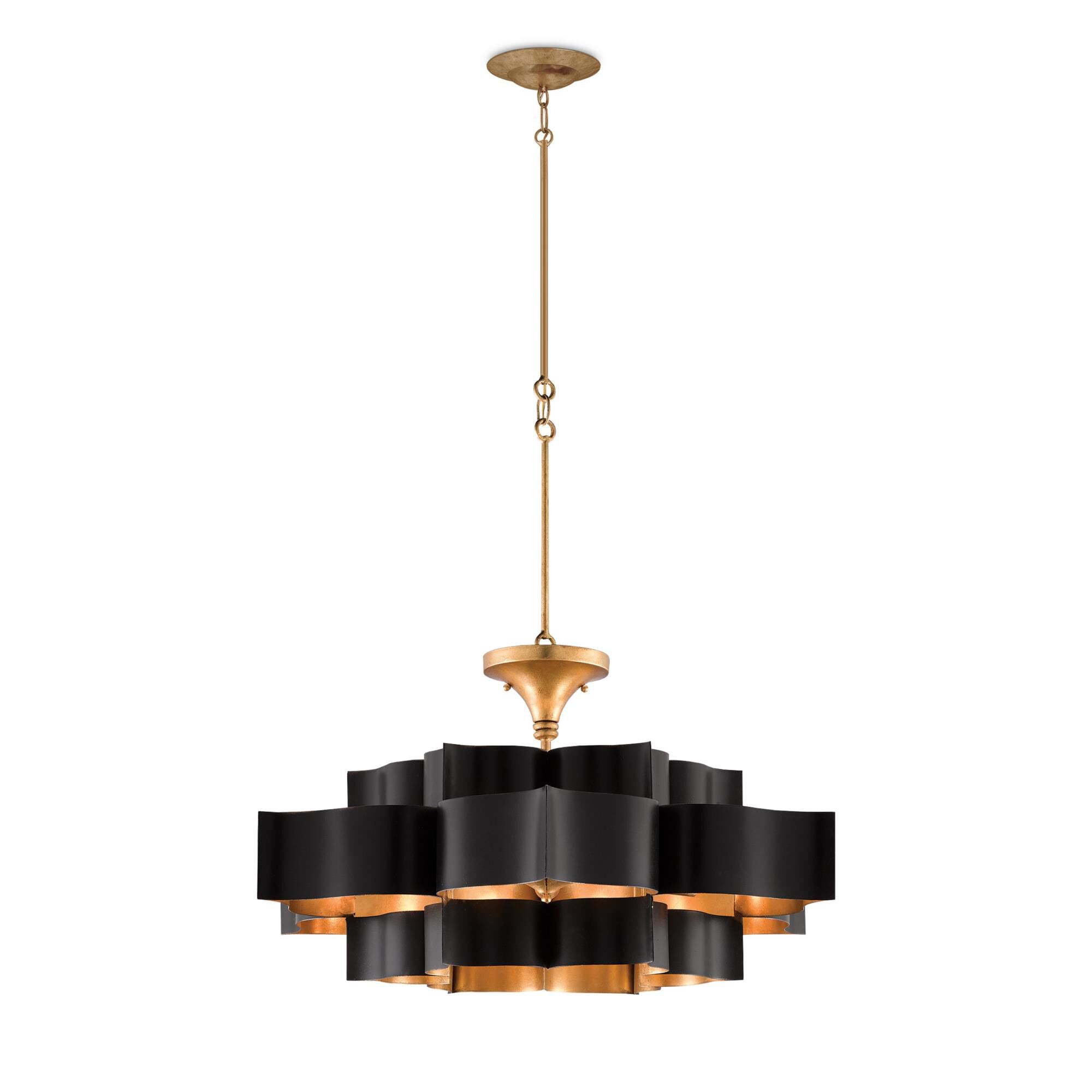 Grand Lotus Large Pendant by Currey and Company
