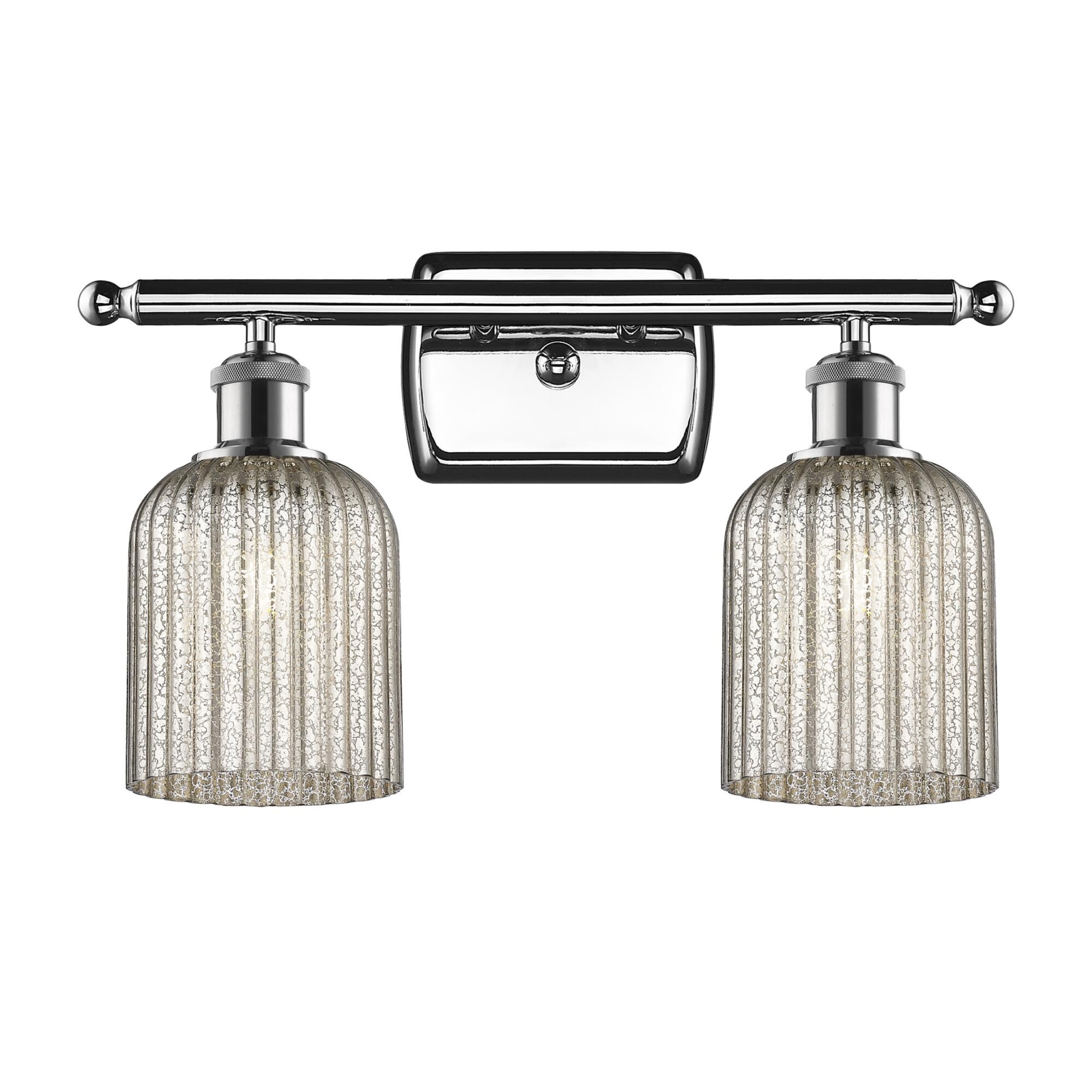 Shown in Polished Chrome finish and Mercury shade