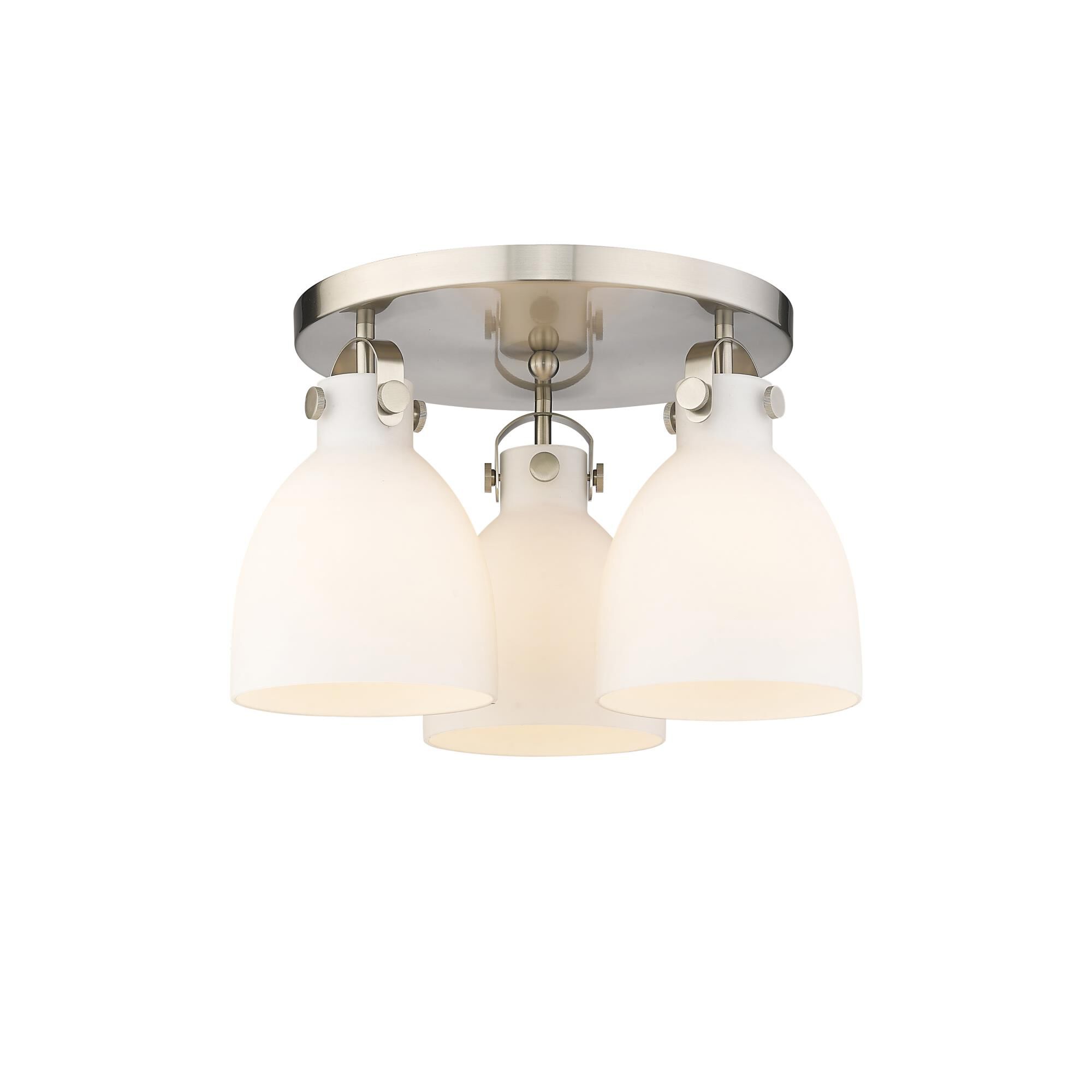 Bruno Marashlian Newton Bell 19 Inch 3 Light Flush Mount by Innovations Lighting
