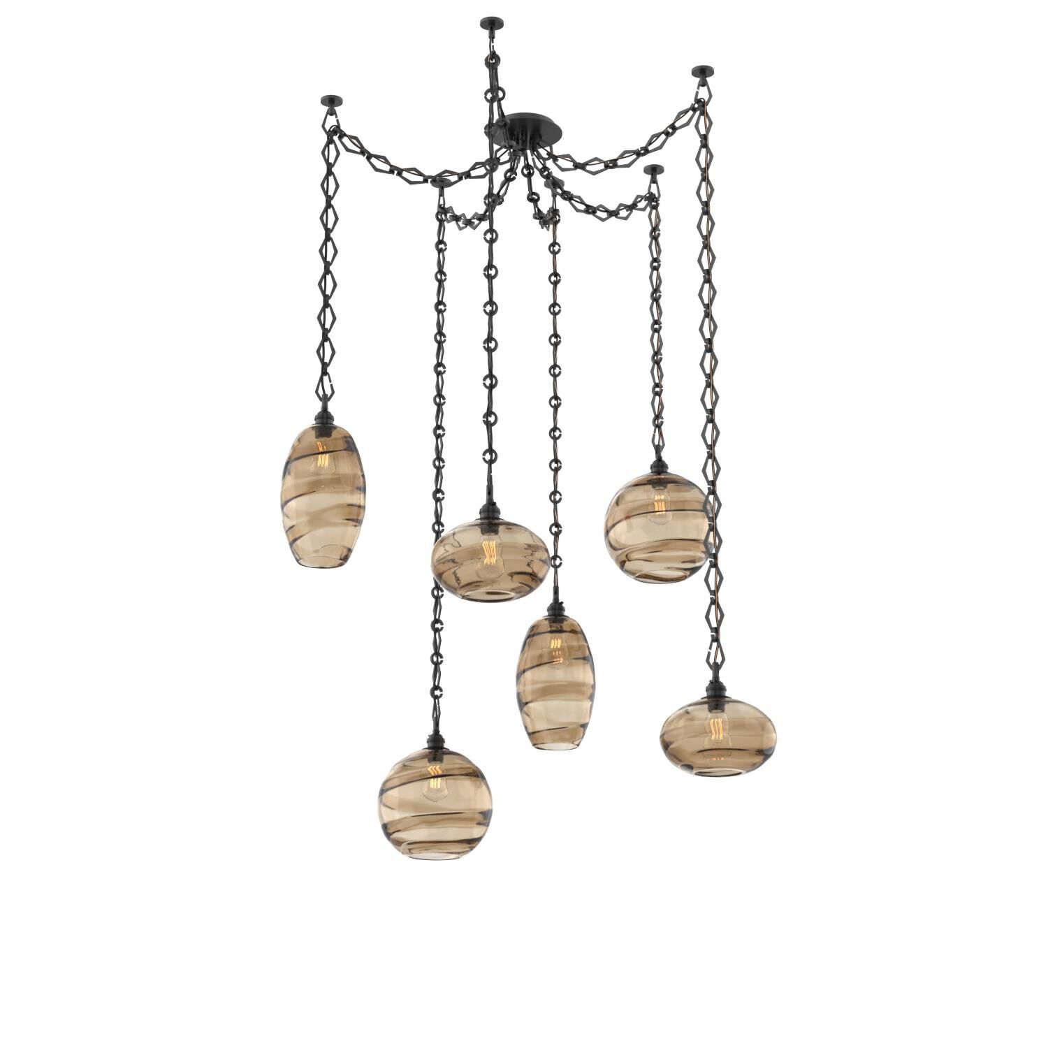 Levi Wilson Misto 16 Inch Multi Pendant Light by Hammerton Studio