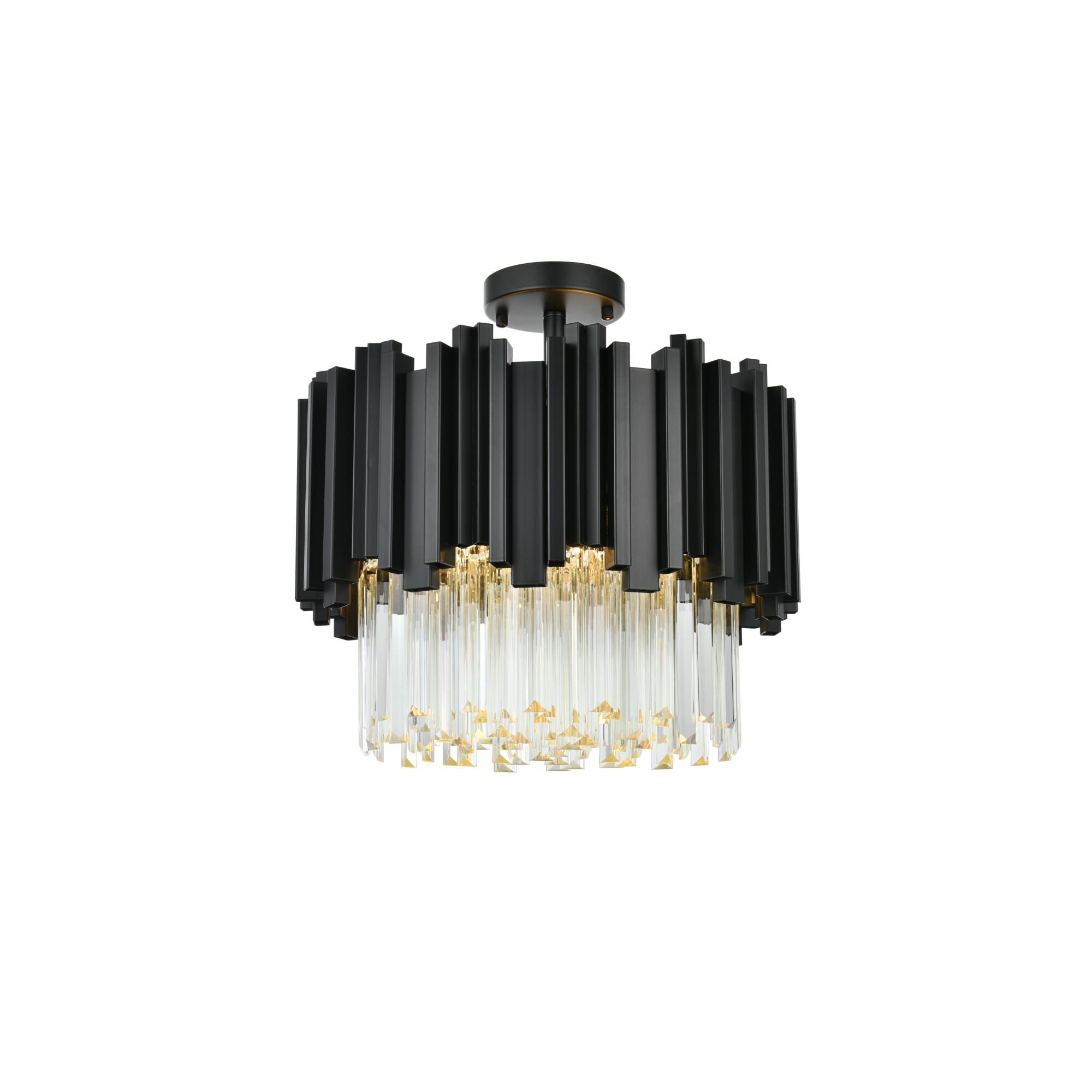 Willow 16 Inch Flush Mount by Elegant Lighting