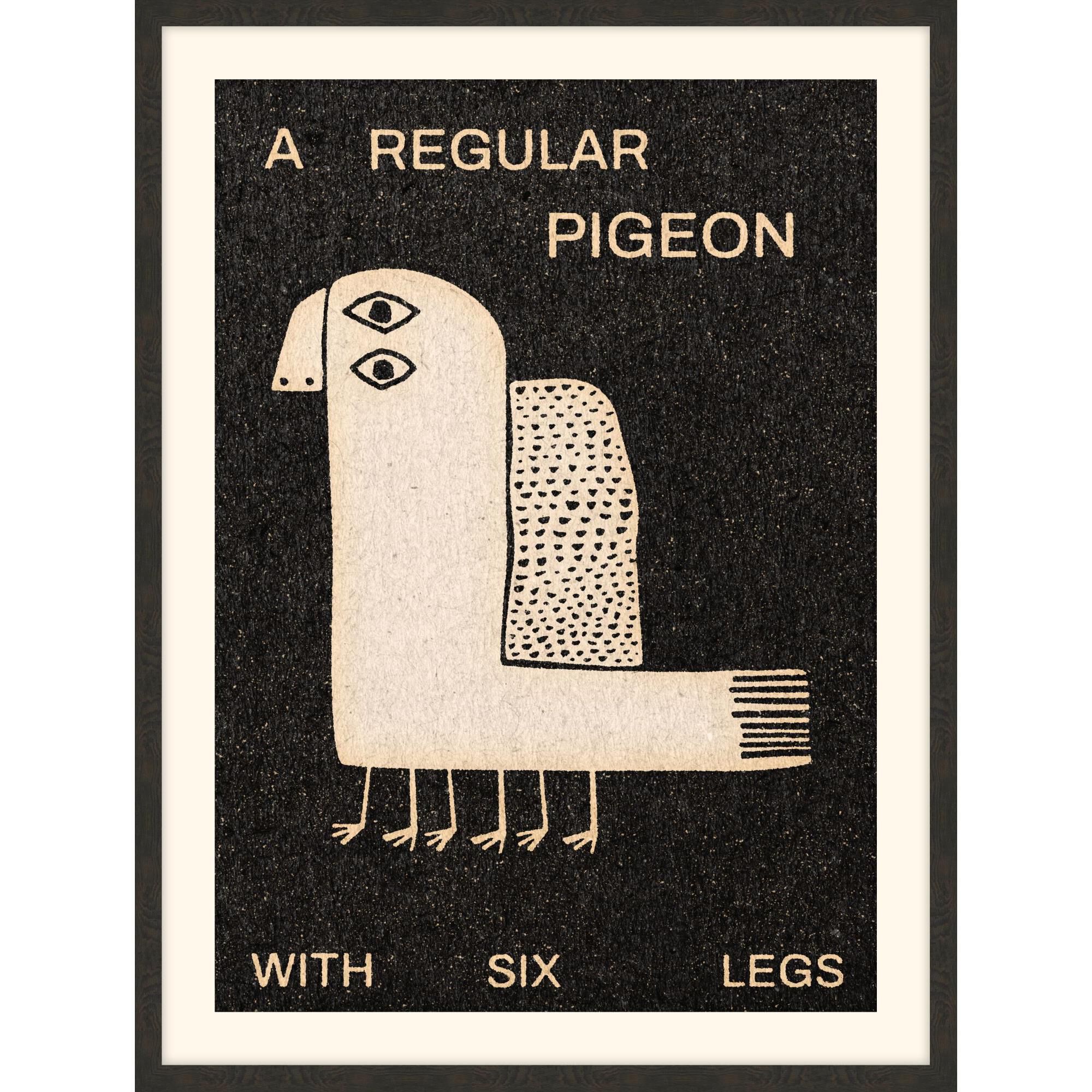 Regular Pigeon Print by LEVEL57