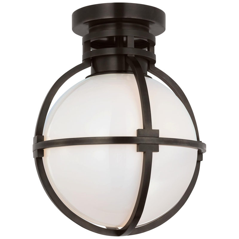 Chapman & Myers Gracie 10 Inch 1 Light LED Semi Flush Mount by Visual Comfort Signature Collection