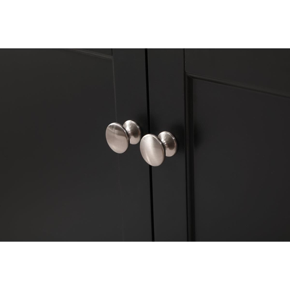 Shown in Black finish