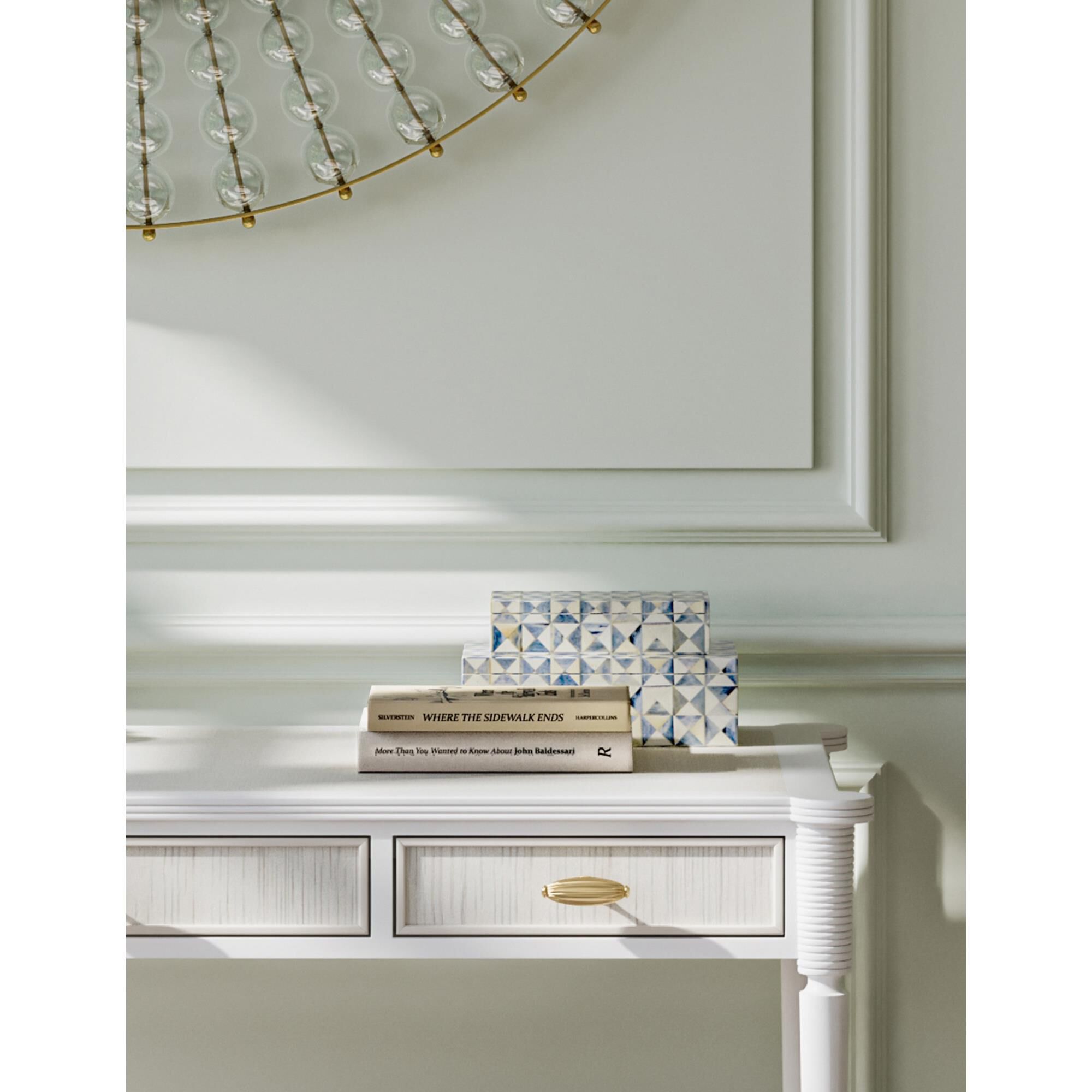 Shown in Blue-White finish