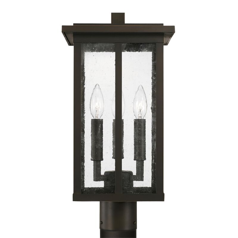 Barrett 18 Inch Tall 3 Light Outdoor Post Lamp by Capital Lighting Fixture Company